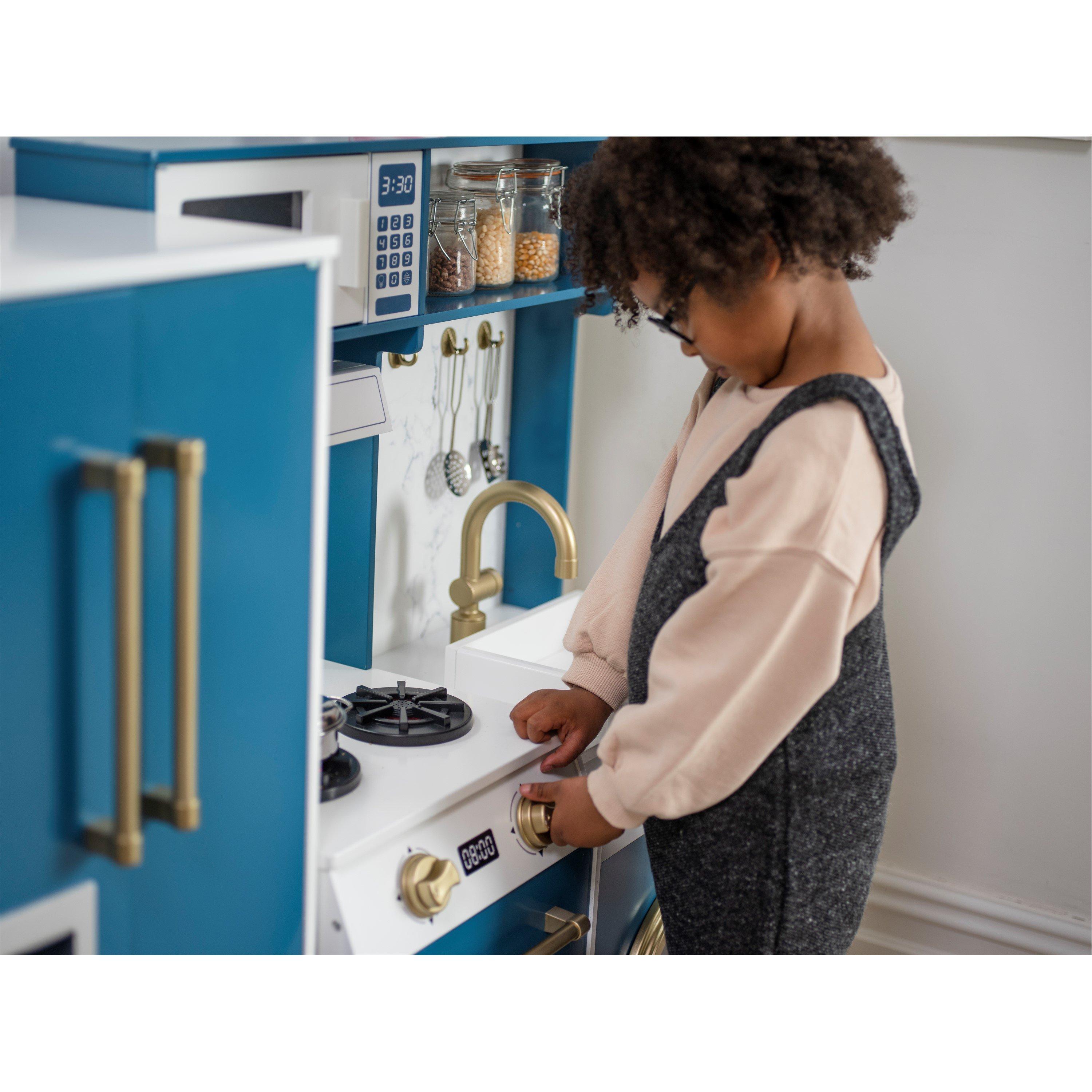 Blue - Plum Play - Plum Bakehouse Traditional Wooden Kitchen with Fri - 3