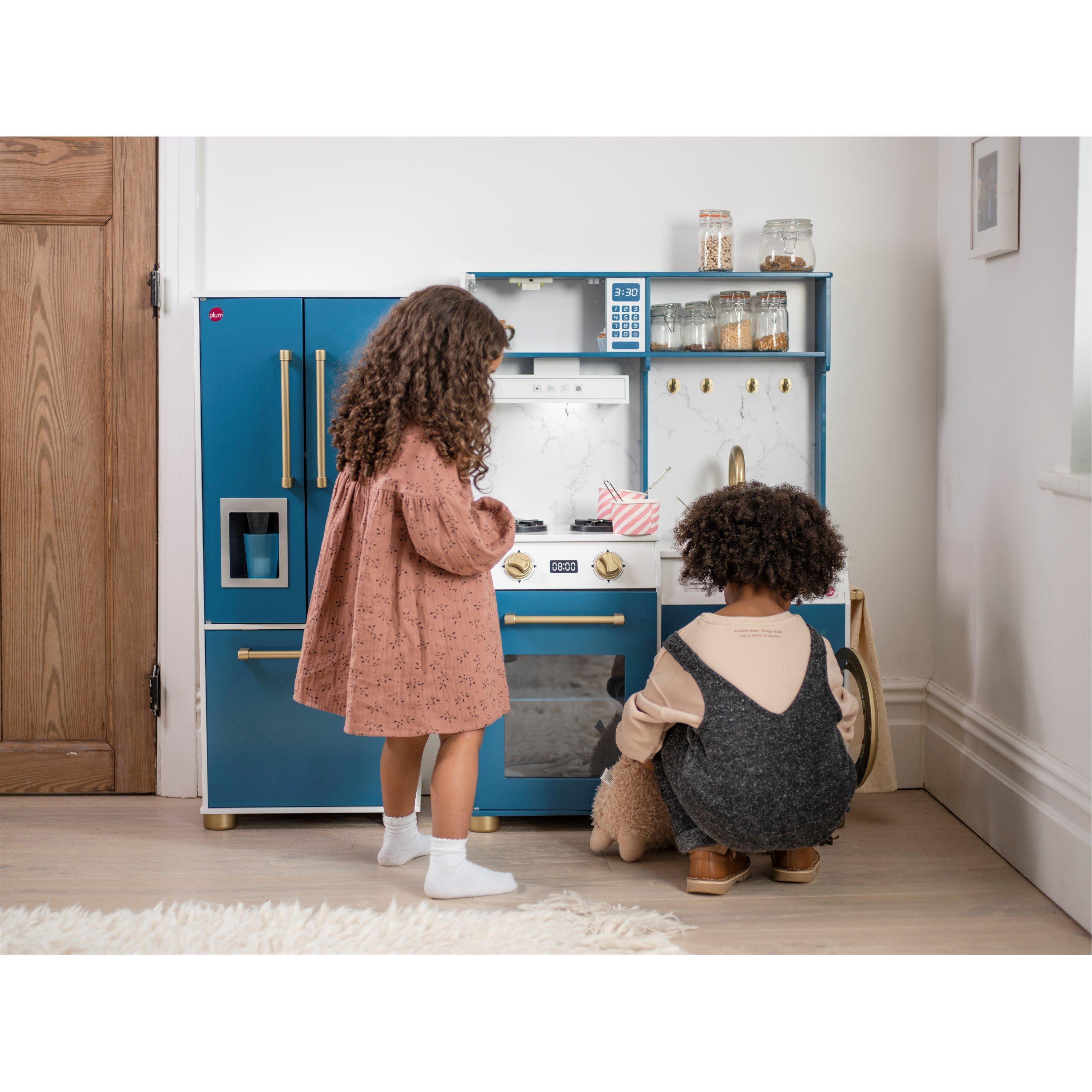 Blue - Plum Play - Plum Bakehouse Traditional Wooden Kitchen with Fri - 5