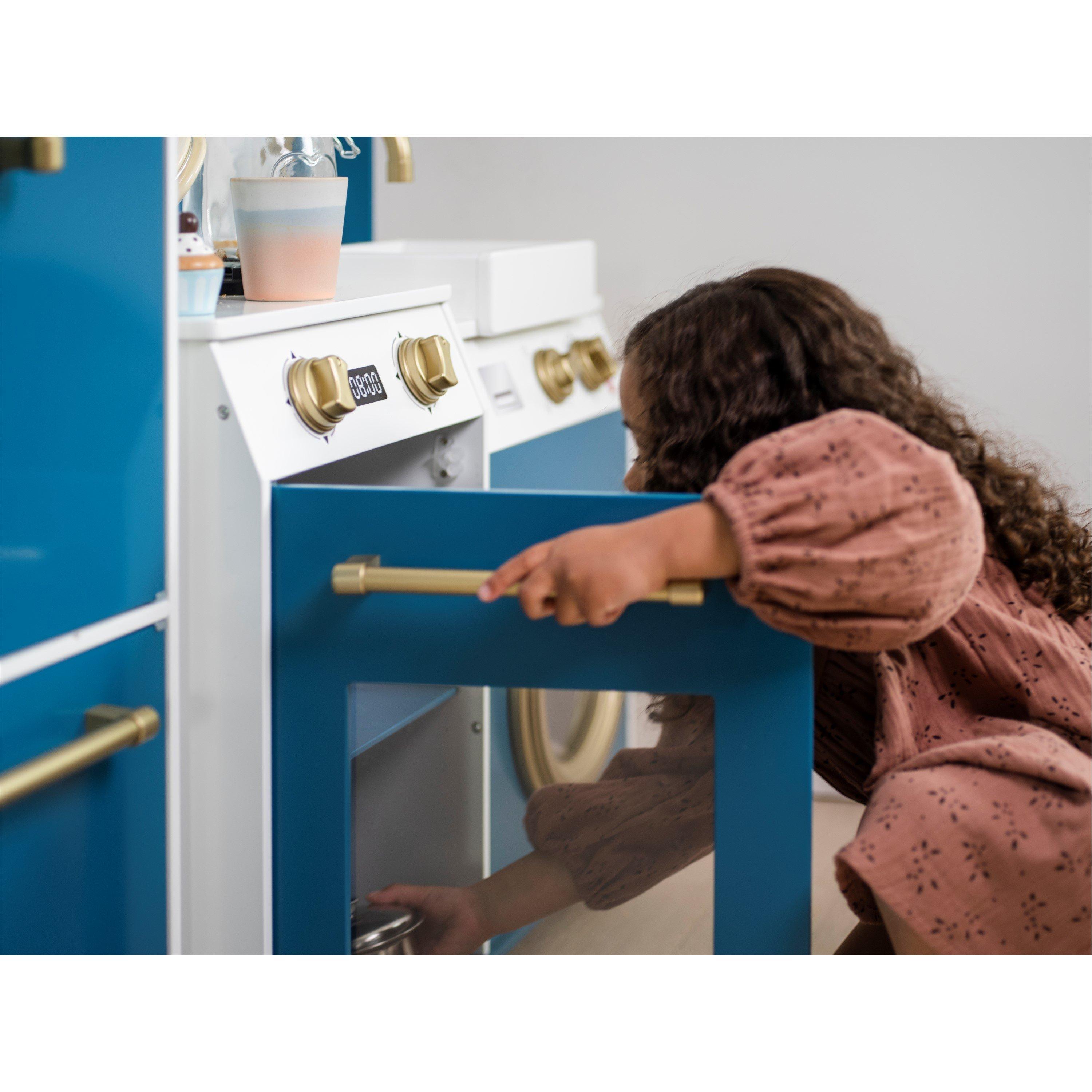 Blue - Plum Play - Plum Bakehouse Traditional Wooden Kitchen with Fri - 8