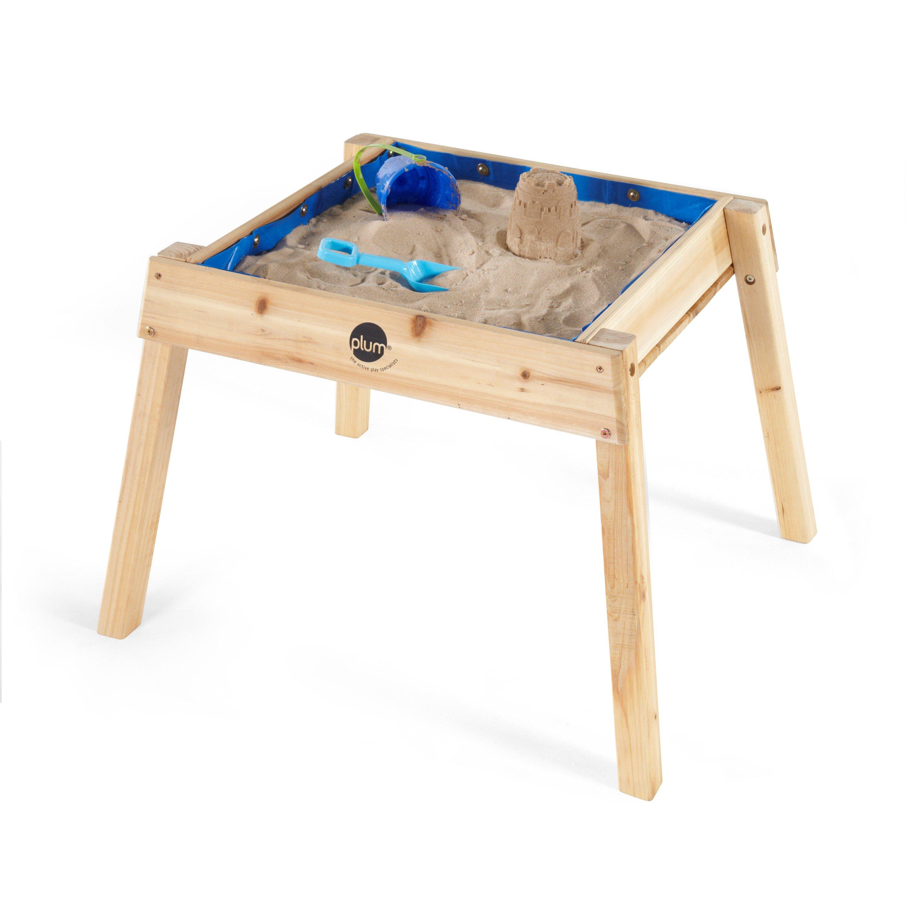 Natural - Plum Play - Plum Build & Splash Wooden Sand & Water Table - 1