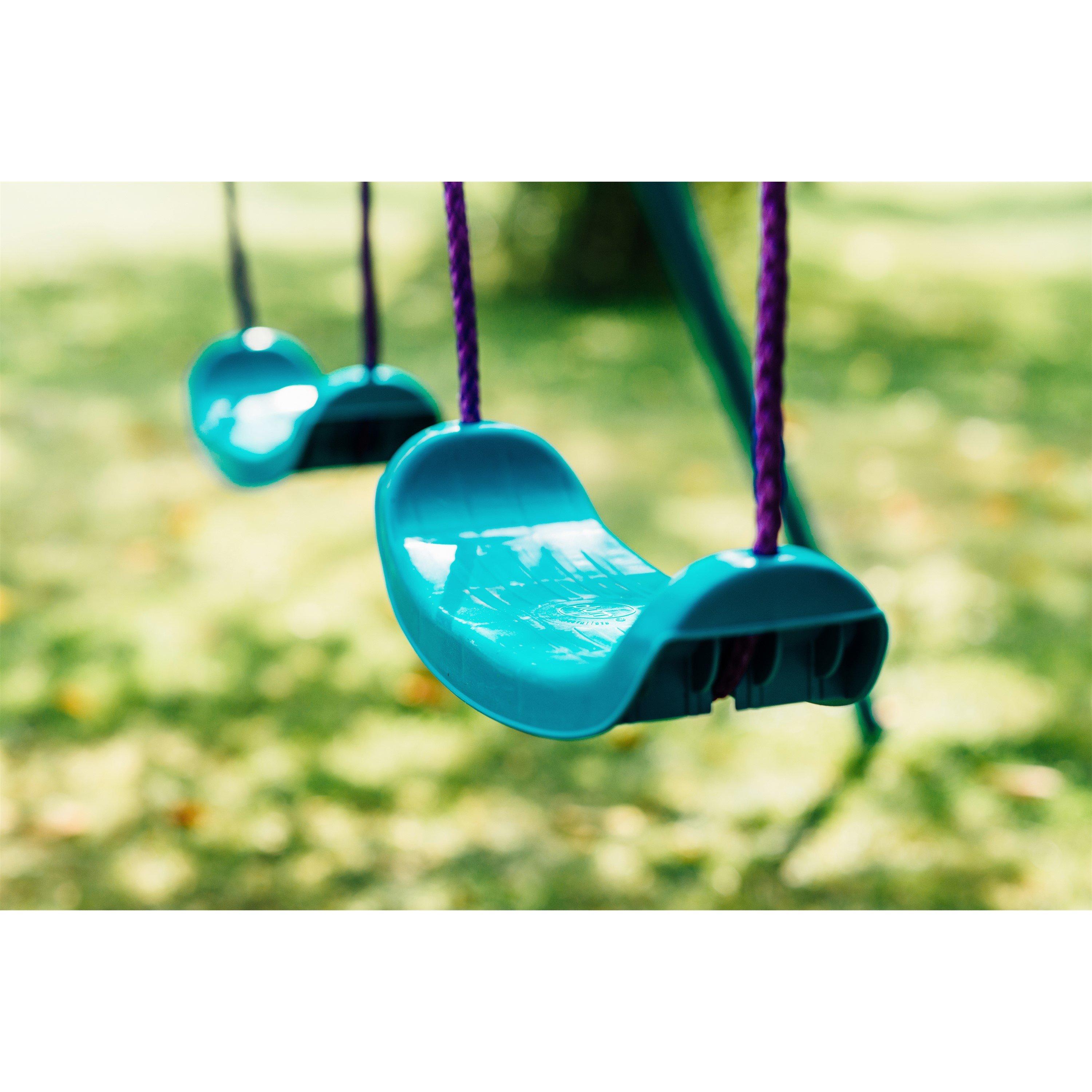 Purple & Teal - Plum Play - Plum Sedna Double Swing Set - 3