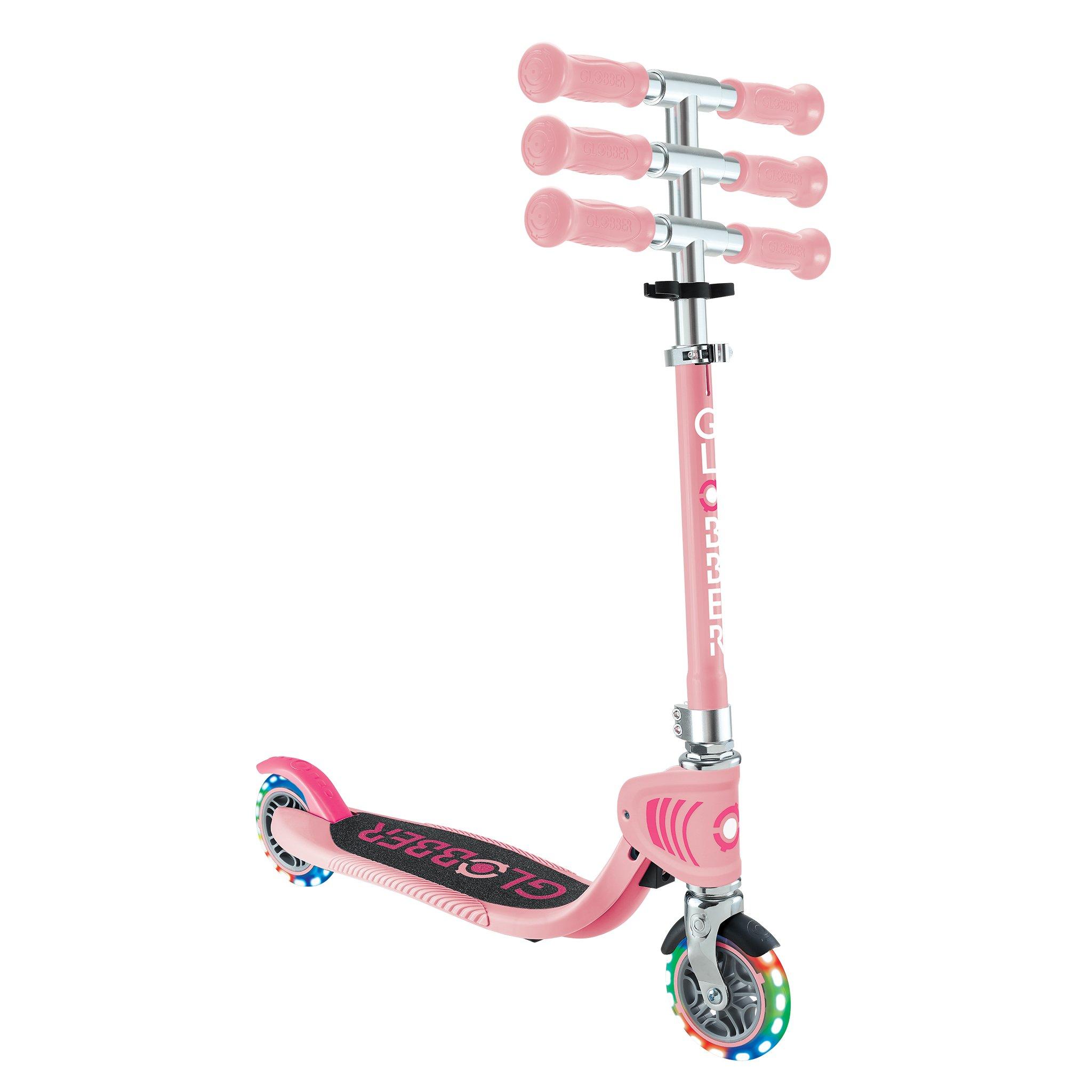 Pastel Pink - Globber - Flow Foldable Junior Lights - 2
