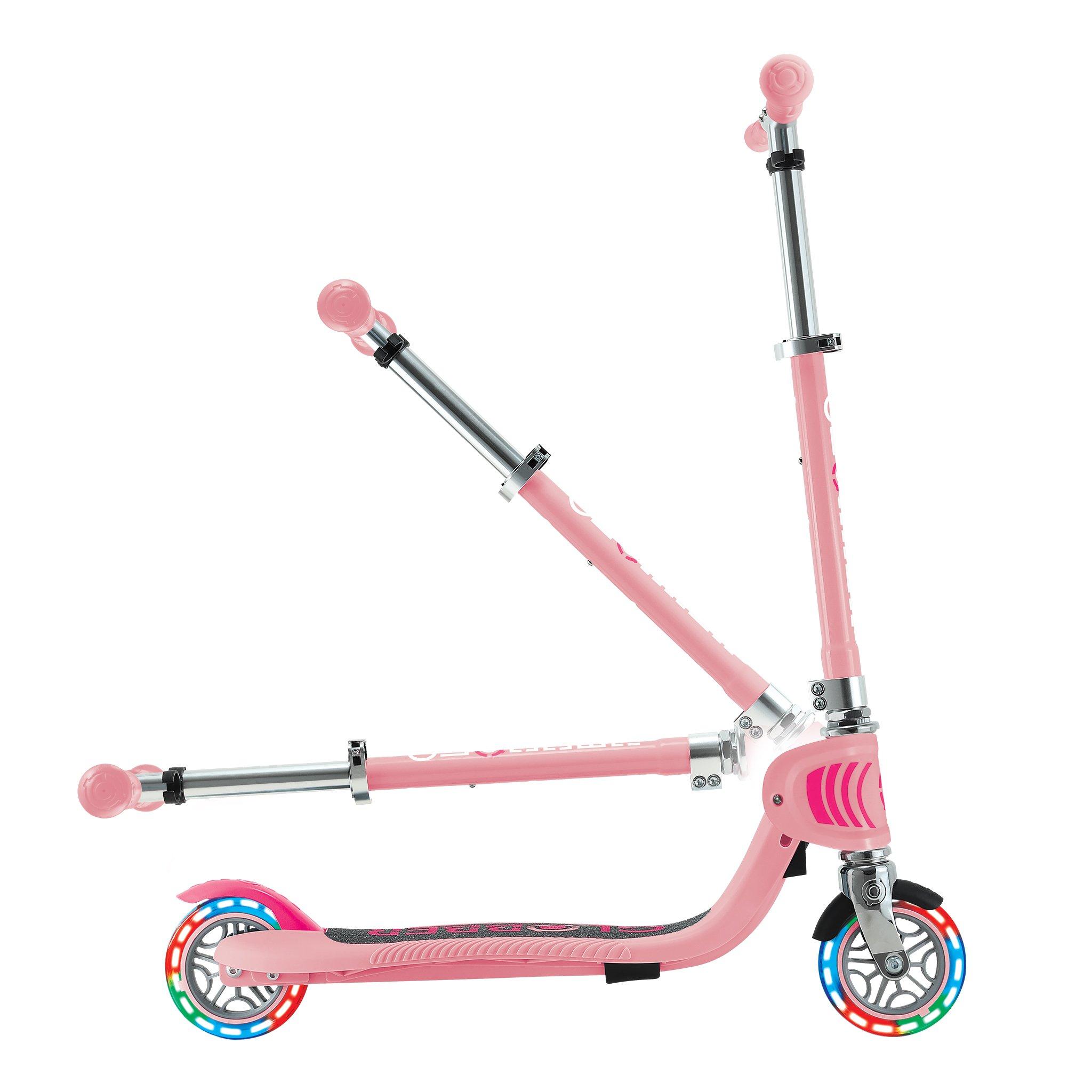 Pastel Pink - Globber - Flow Foldable Junior Lights - 5
