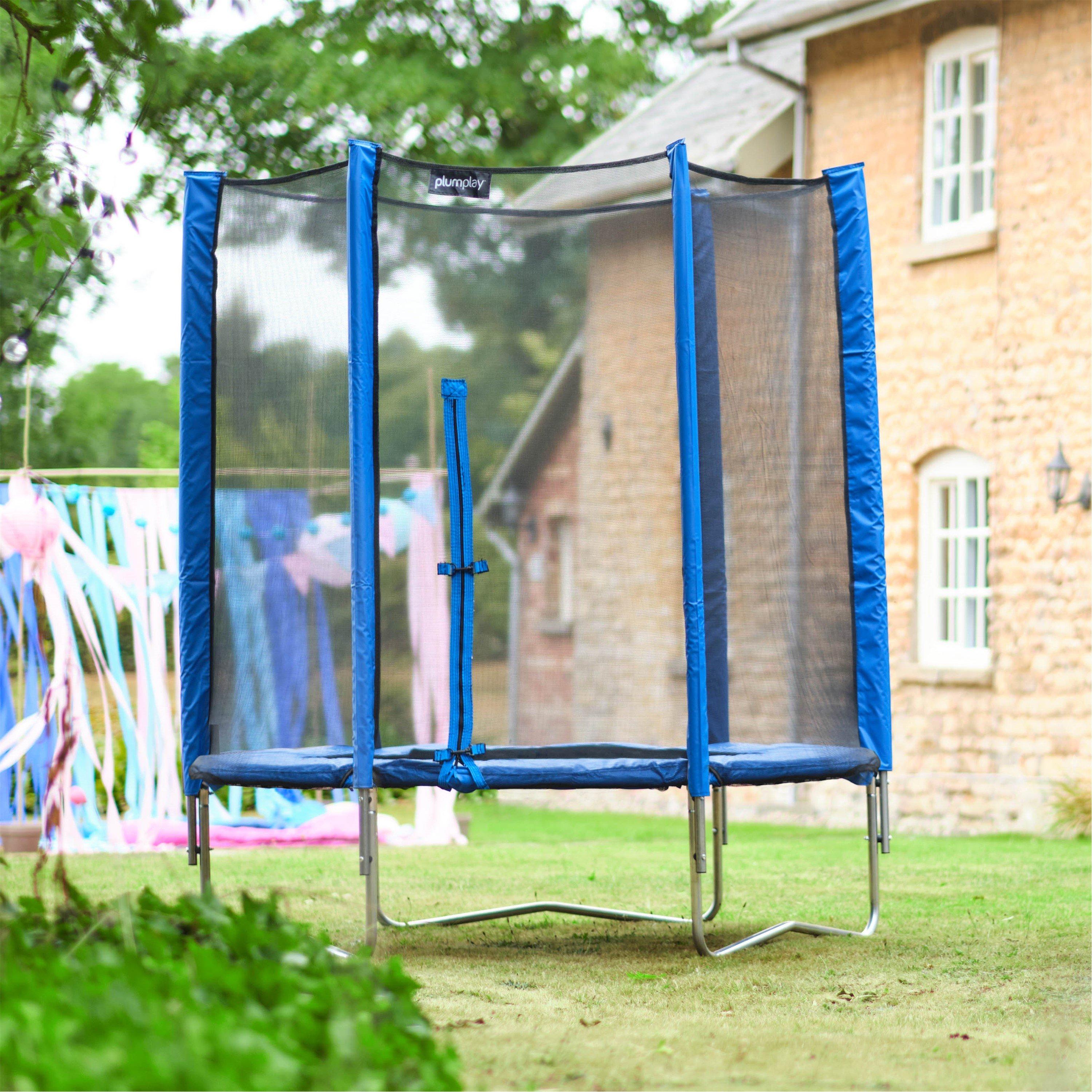 Blue - Plum Play - Plum Junior 6ft Trampoline & Enclosure - 2