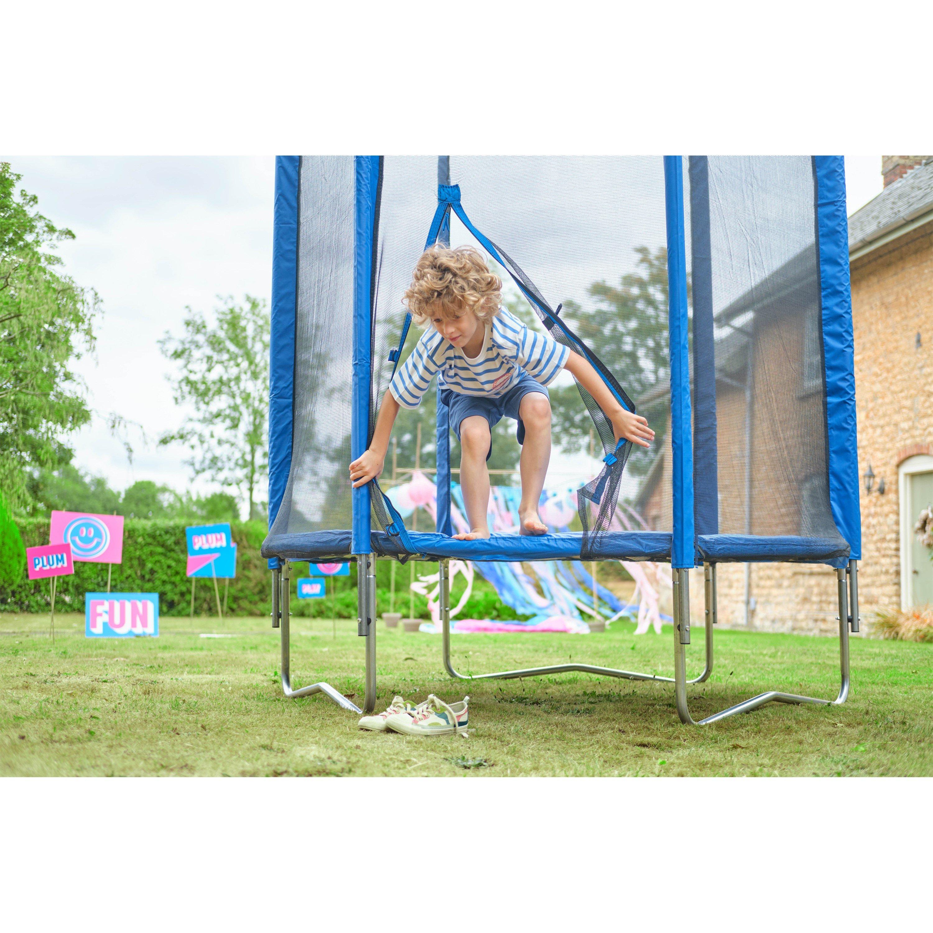 Blue - Plum Play - Plum Junior 6ft Trampoline & Enclosure - 7