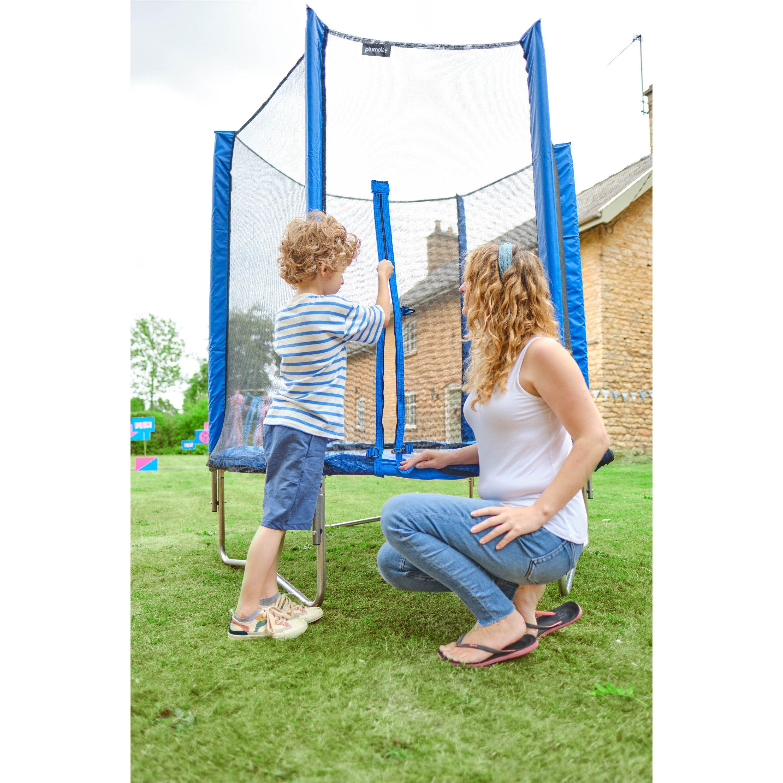 Blue - Plum Play - Plum Junior 6ft Trampoline & Enclosure - 8