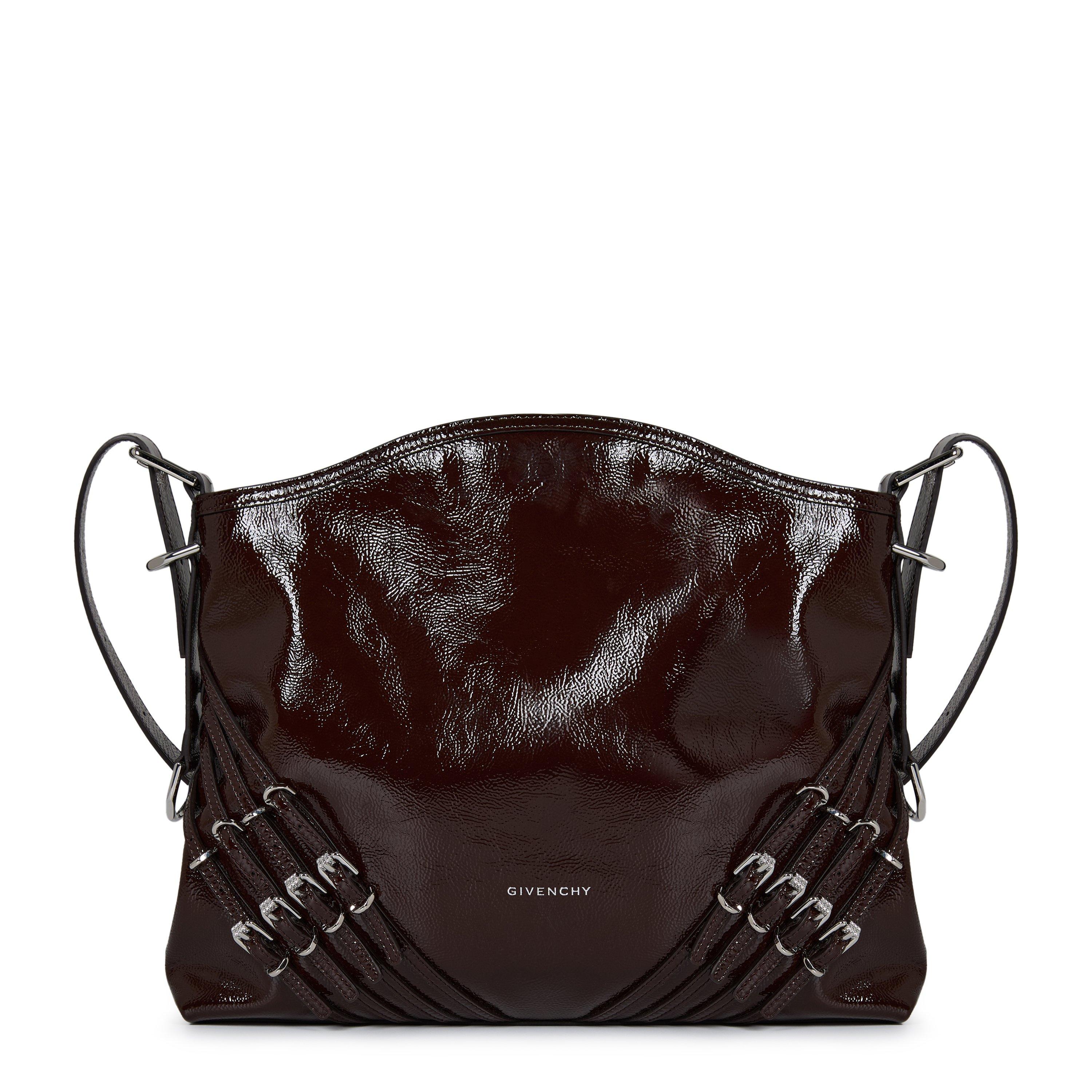 GIVENCHY Women's Voyou Buckle Shoulder Bags - Ebony Brown
