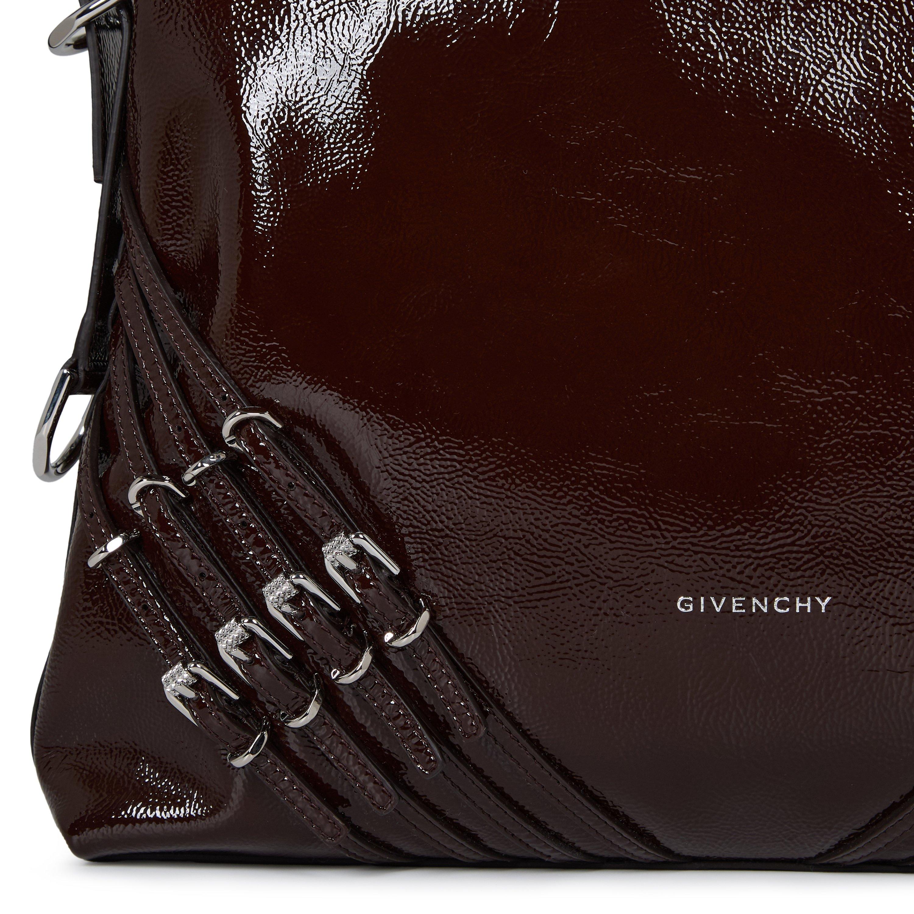 Ebony Brown - GIVENCHY - Women's Voyou Buckle Shoulder Bags - 4