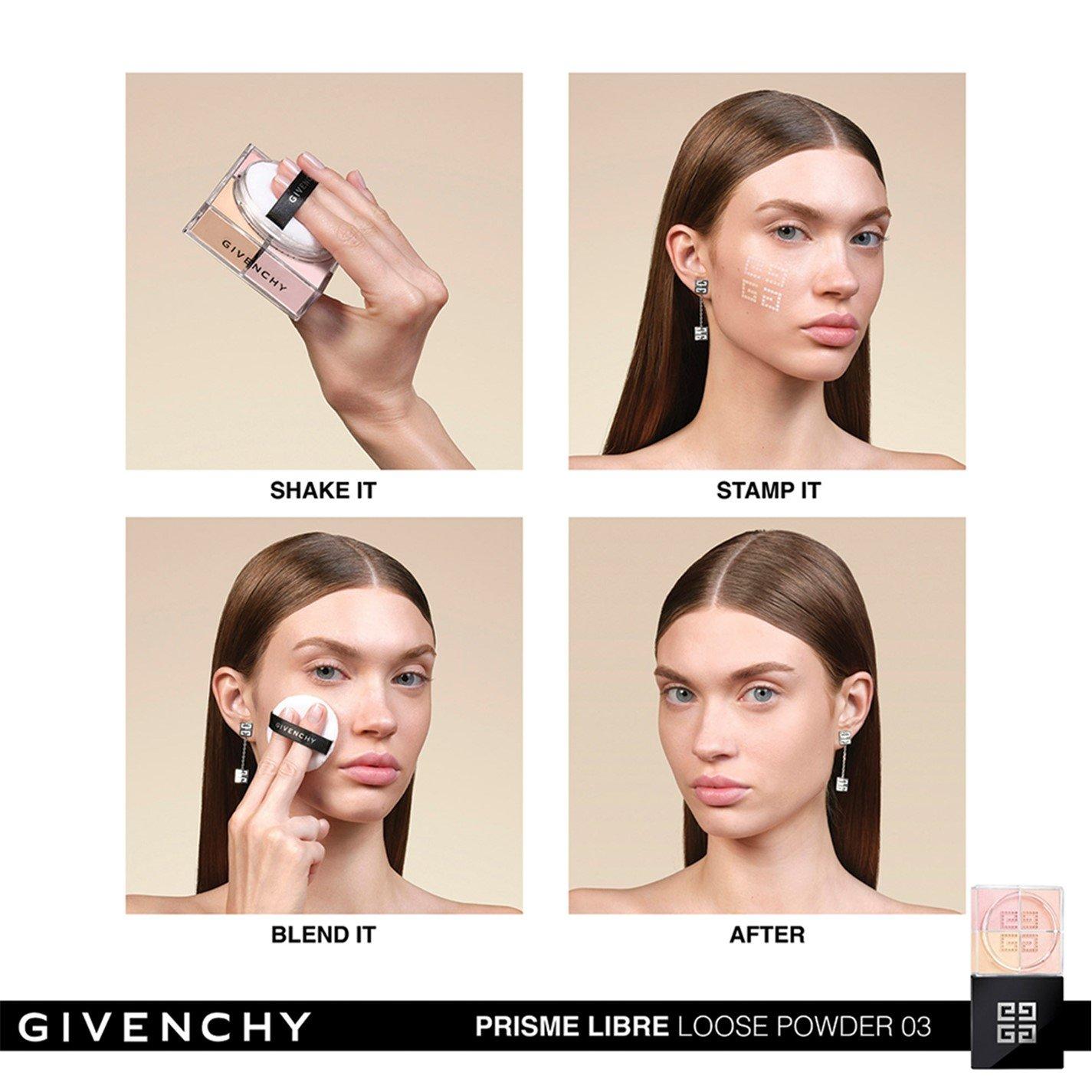 N01 - GIVENCHY - Women's Prisme Libre 4-Colour Matte Setting Loose Powder - 3