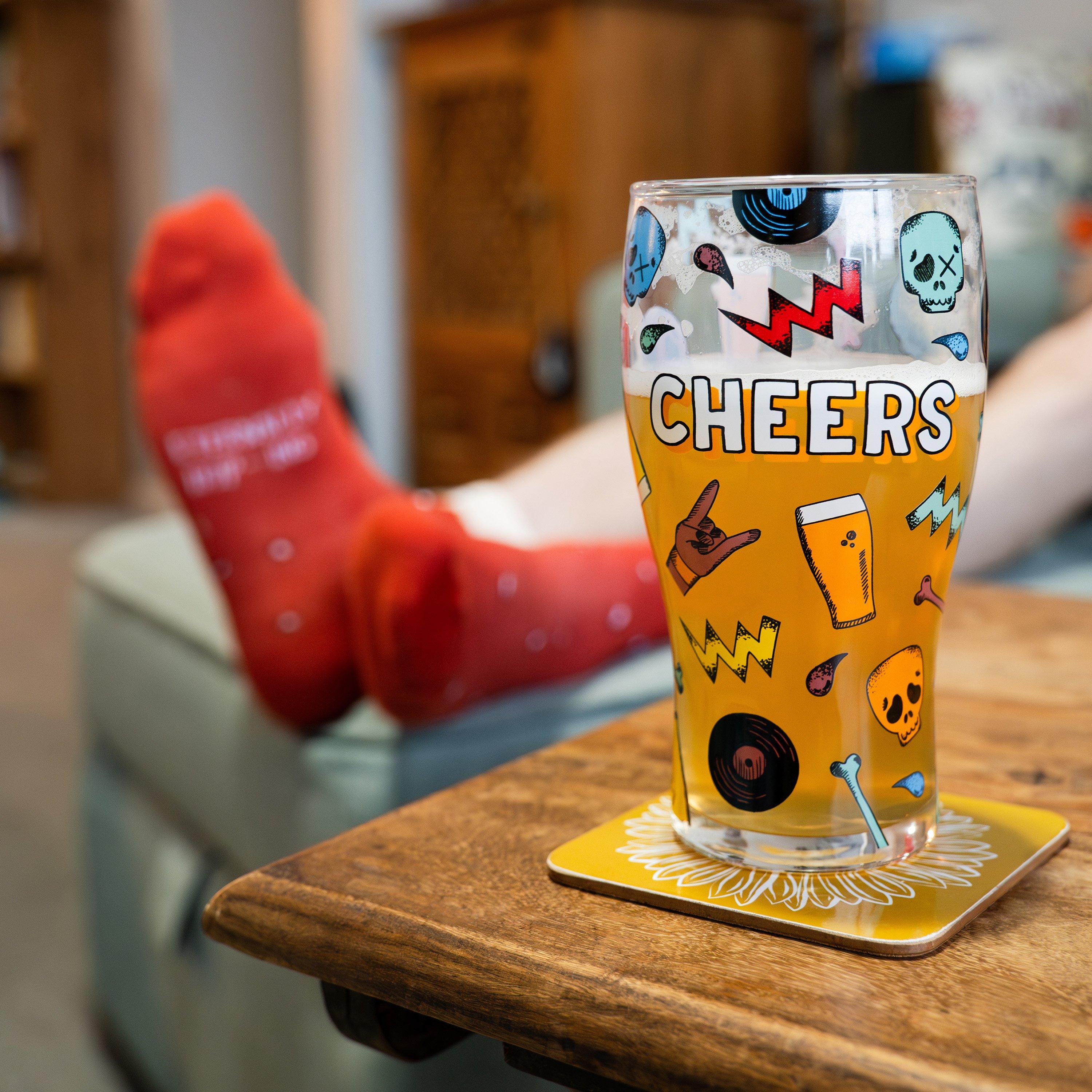 Multi - Fizz Creations - Craft Beer Socks & Glass - 2
