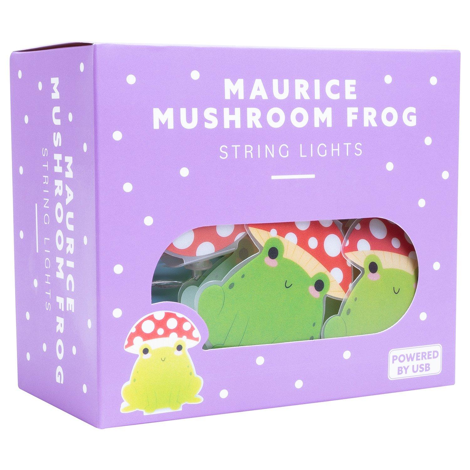 Fizz Creations  Maurice Mushroom Frog String Lights - 