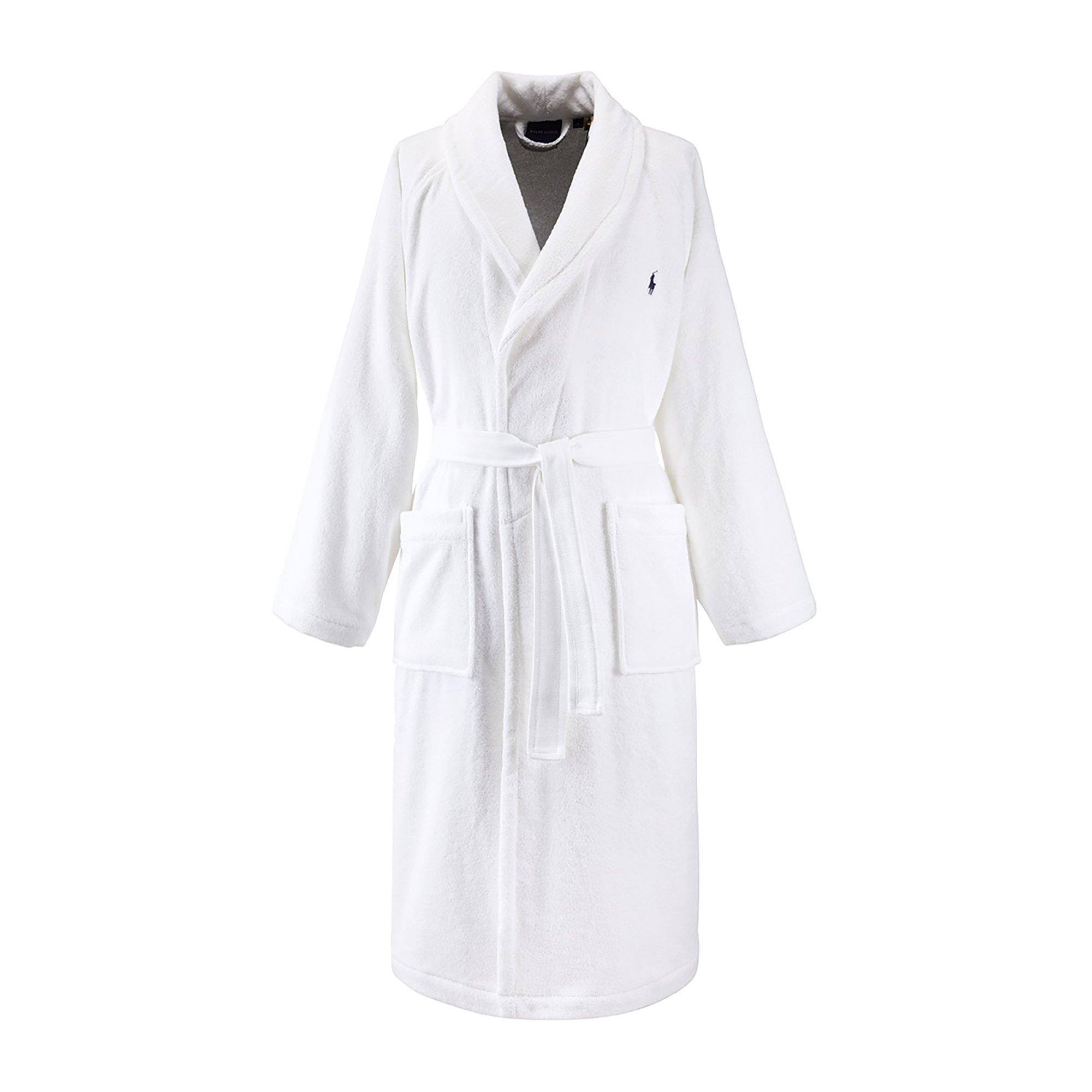 White - Ralph Lauren Home - RL Polo Player Robe - 1