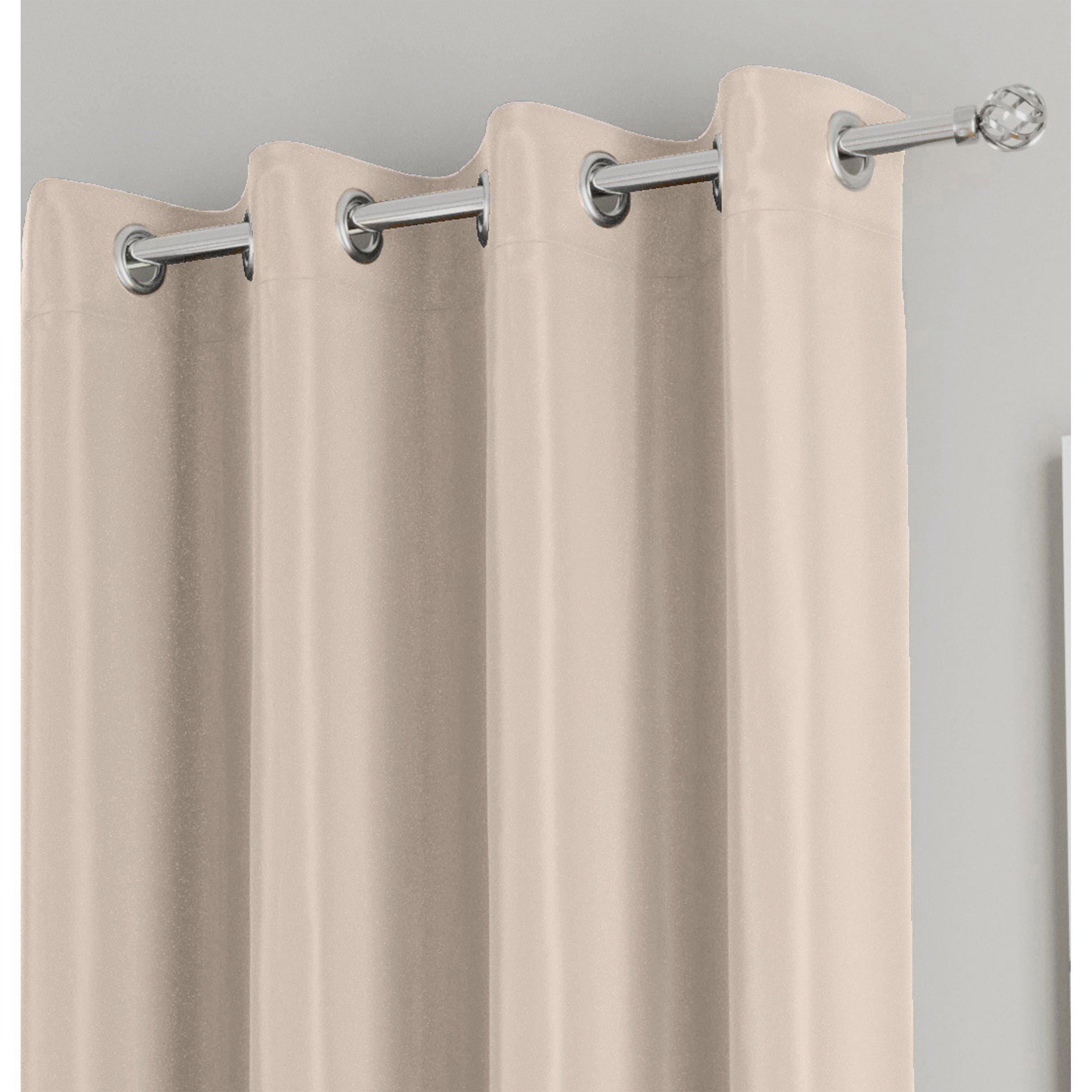 Natural - Enhanced Living - Supersoft Natural Thermal Blockout Eyelet Curtains - 2