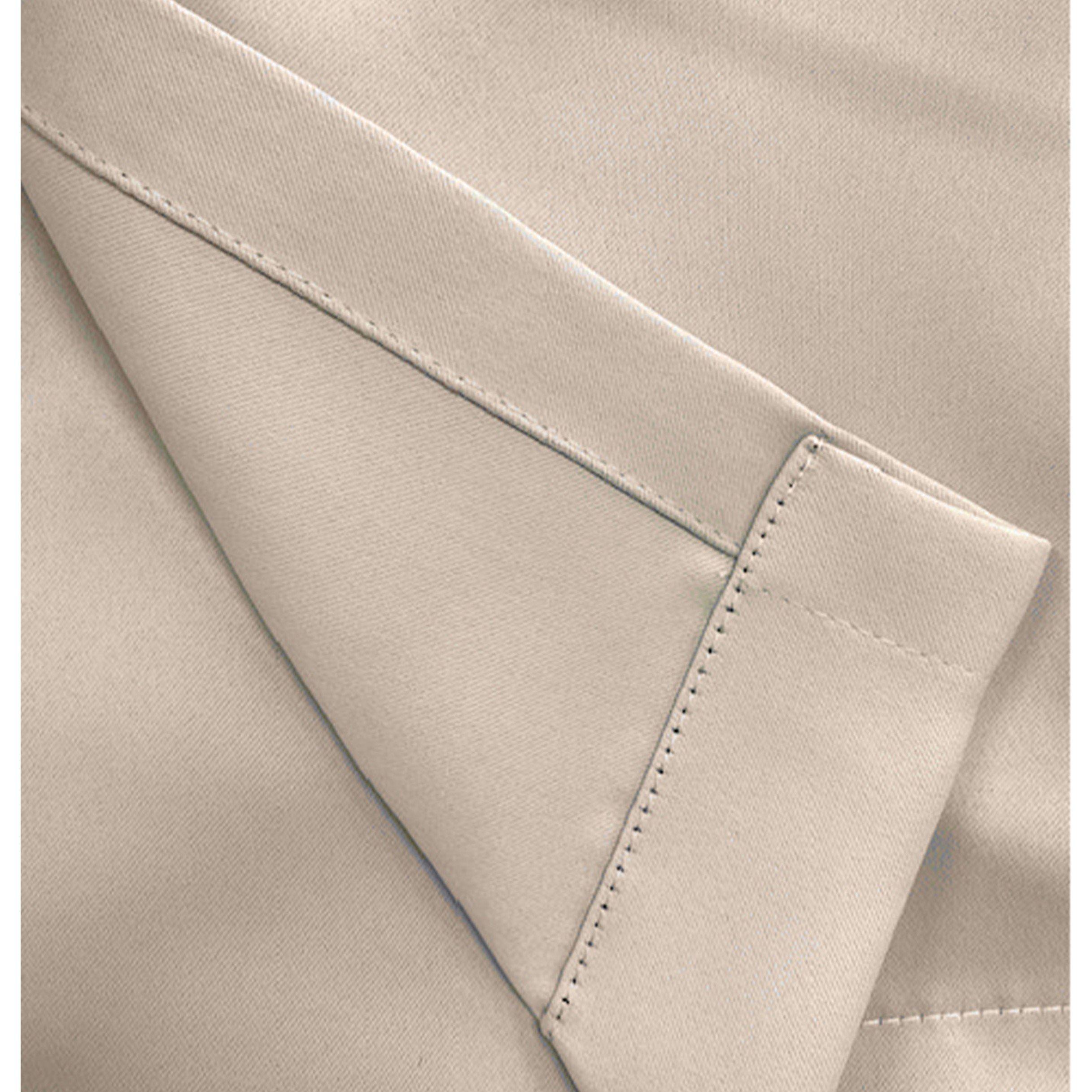 Natural - Enhanced Living - Supersoft Natural Thermal Blockout Eyelet Curtains - 4