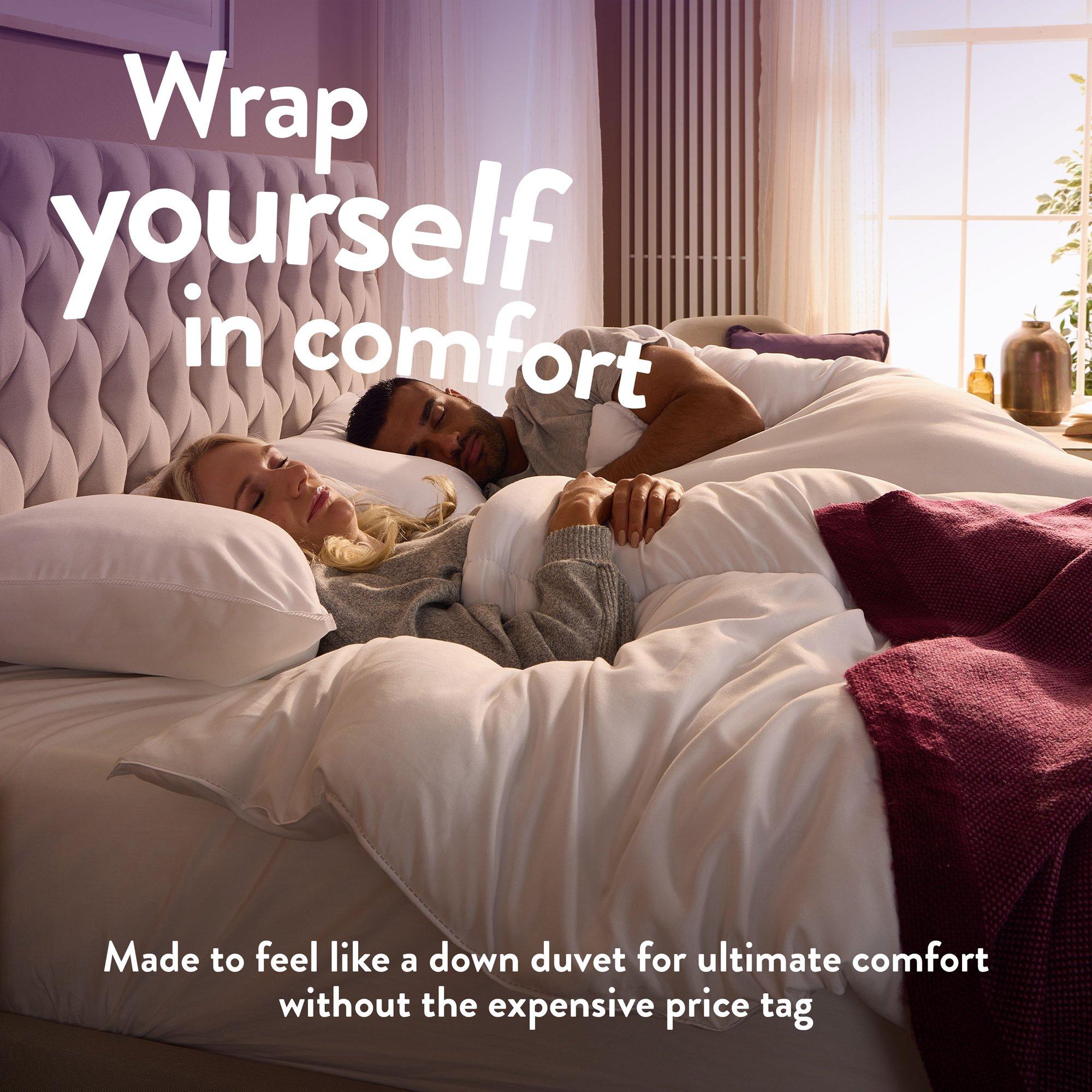 White - Slumberdown - Feels Like Down 13.5 Duvet + 2 Pillows - 2