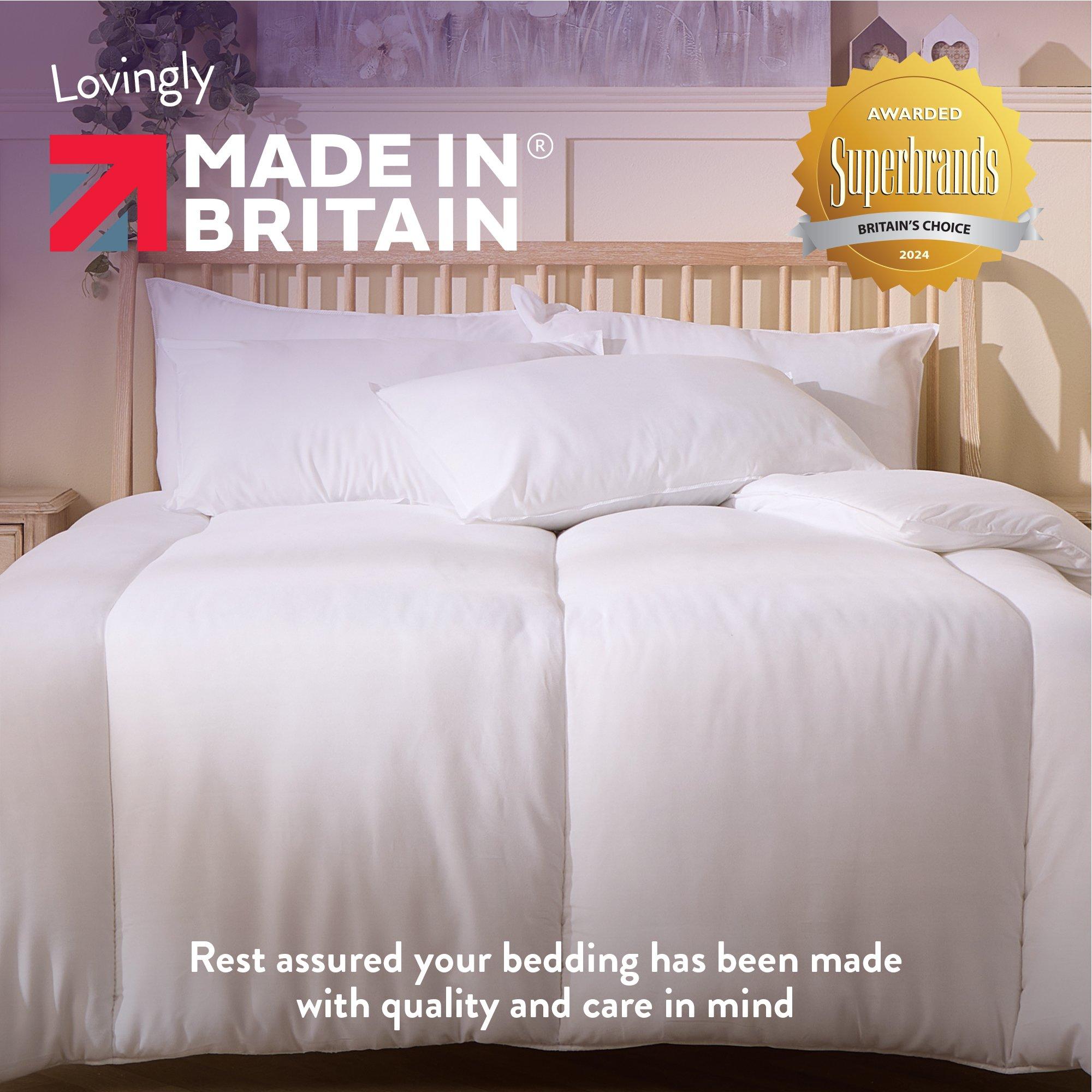 White - Slumberdown - Feels Like Down 13.5 Duvet + 2 Pillows - 6