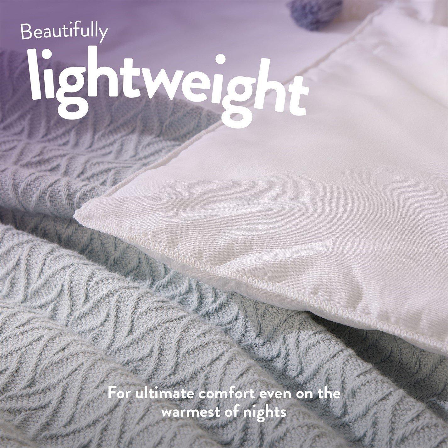 White - Slumberdown - Cool Summer Nights 4.5 Duvet + 2 Pillows - 3
