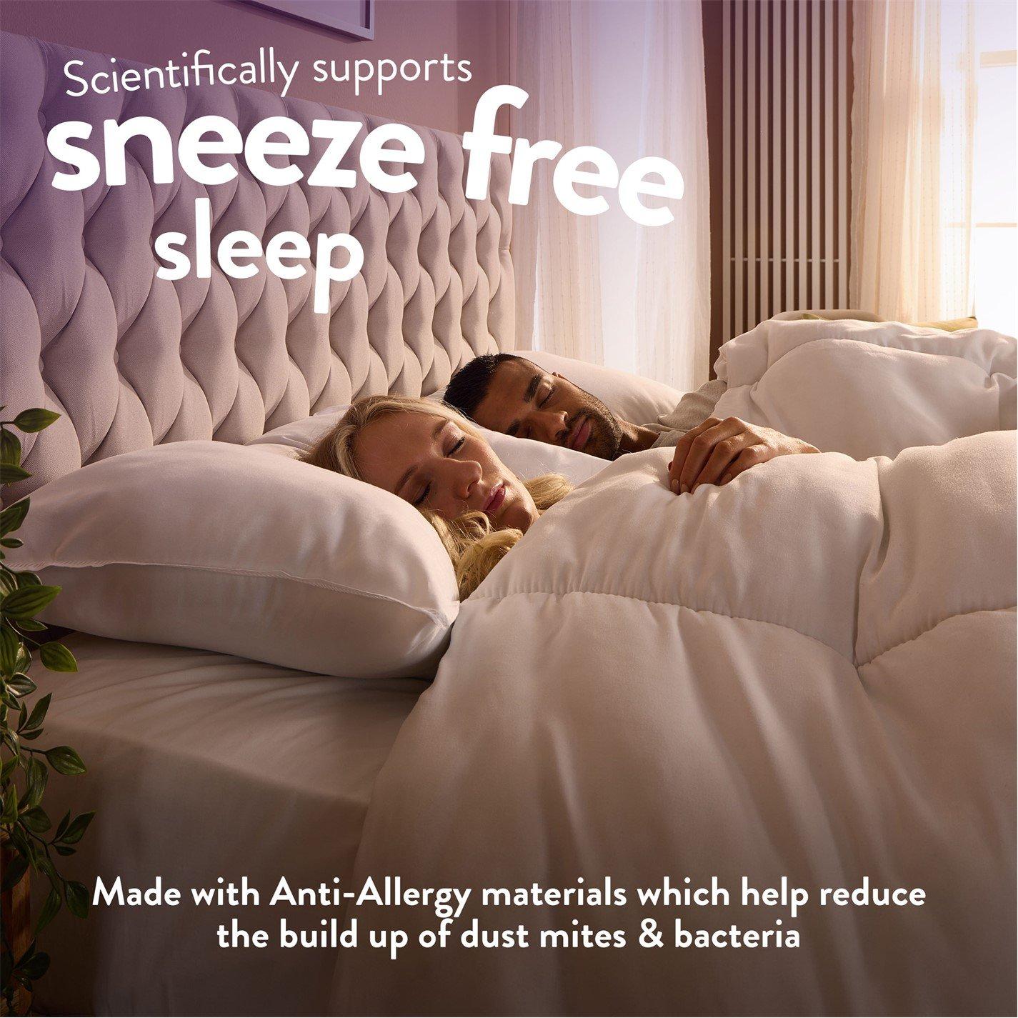 White - Slumberdown - Anti Allergy 13.5 Duvet + 2 Pillows - 2