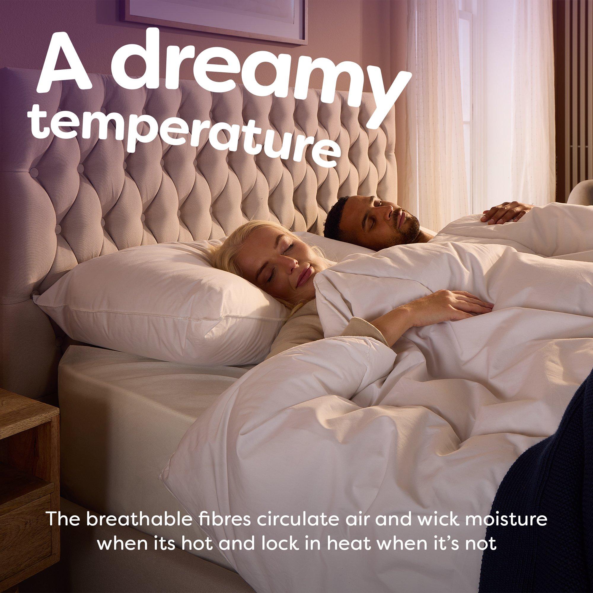 White - Slumberdown - Wonderful Wool Heavyweight Duvet + 2 Pillows - 4