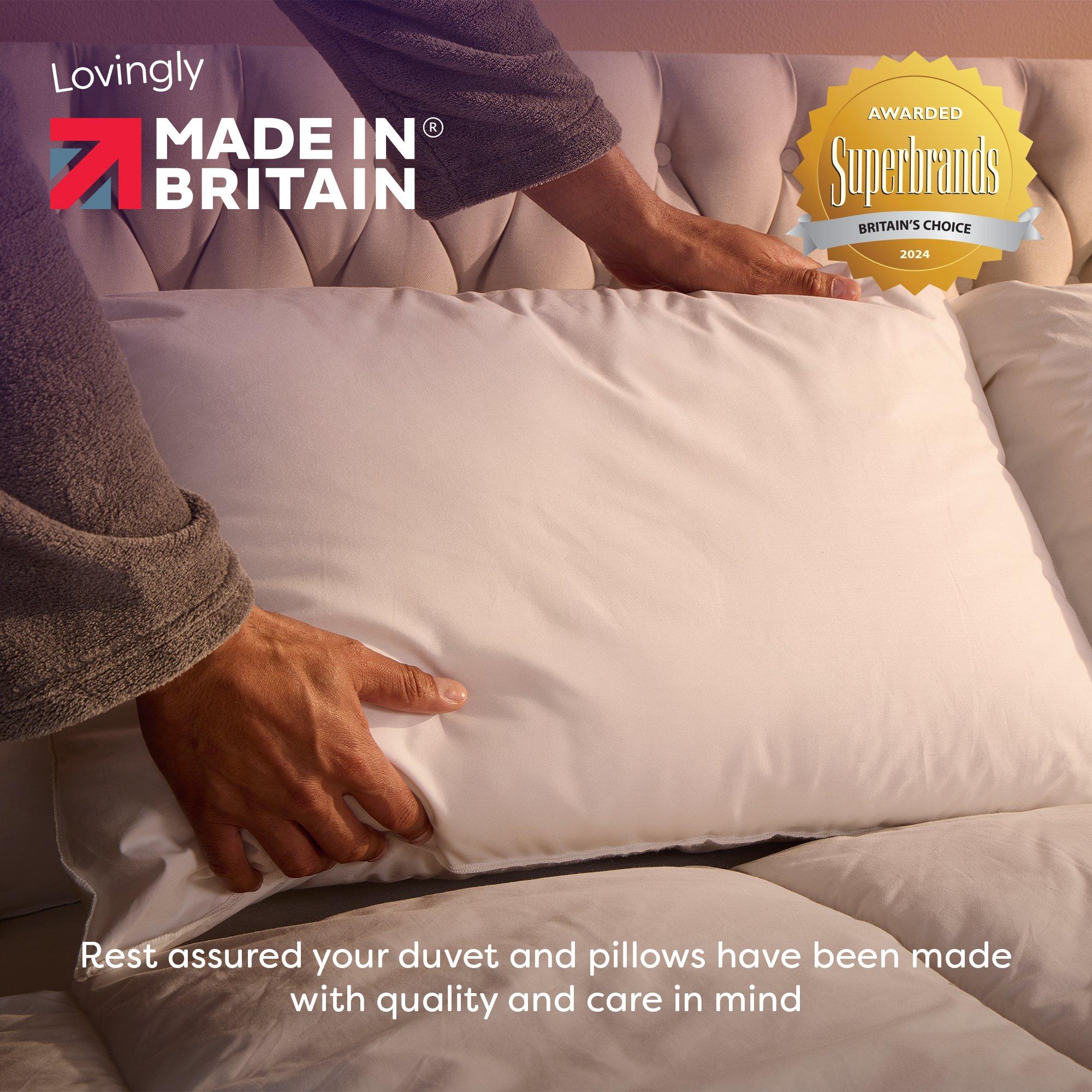 White - Slumberdown - Wonderful Wool Heavyweight Duvet + 2 Pillows - 8