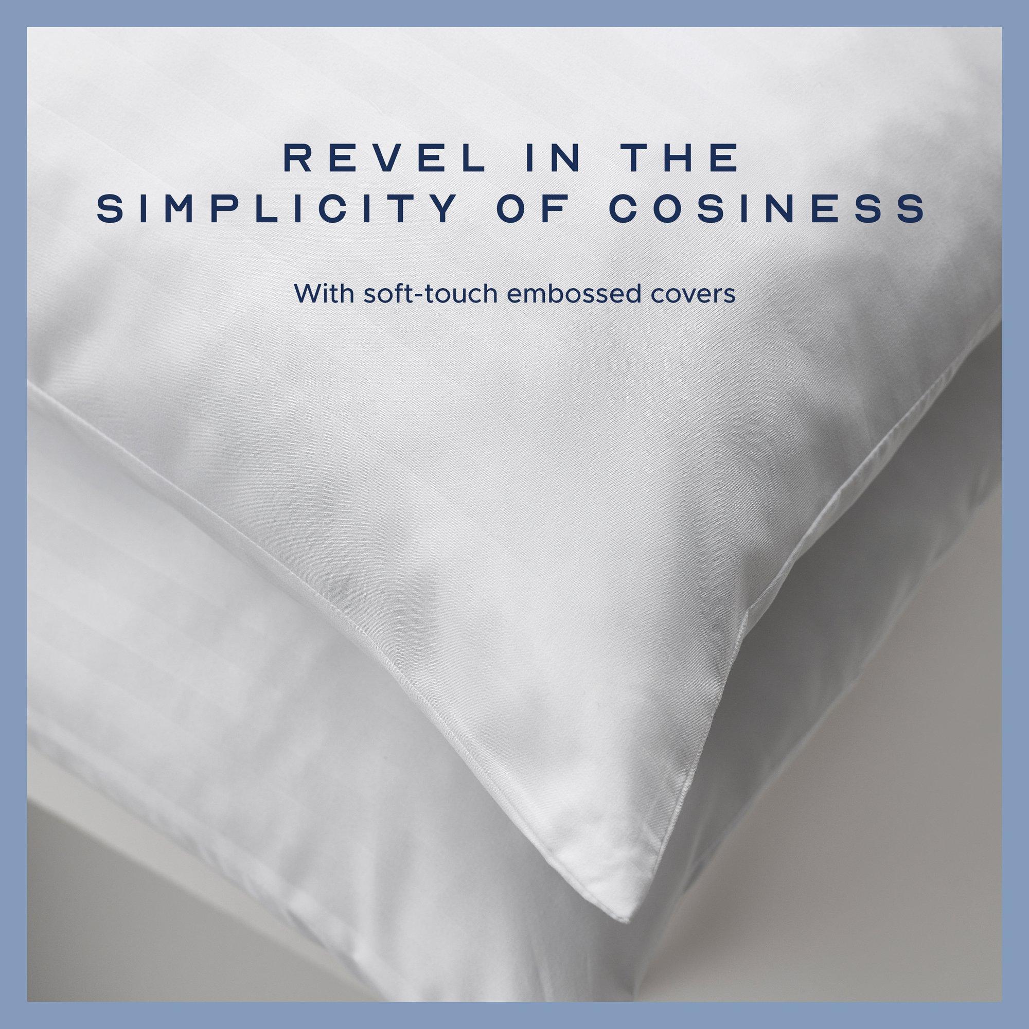 White - Snuggledown - Scandi Hollowfibre 13.5 Tog Duvet + 2 Med Pillows - 3