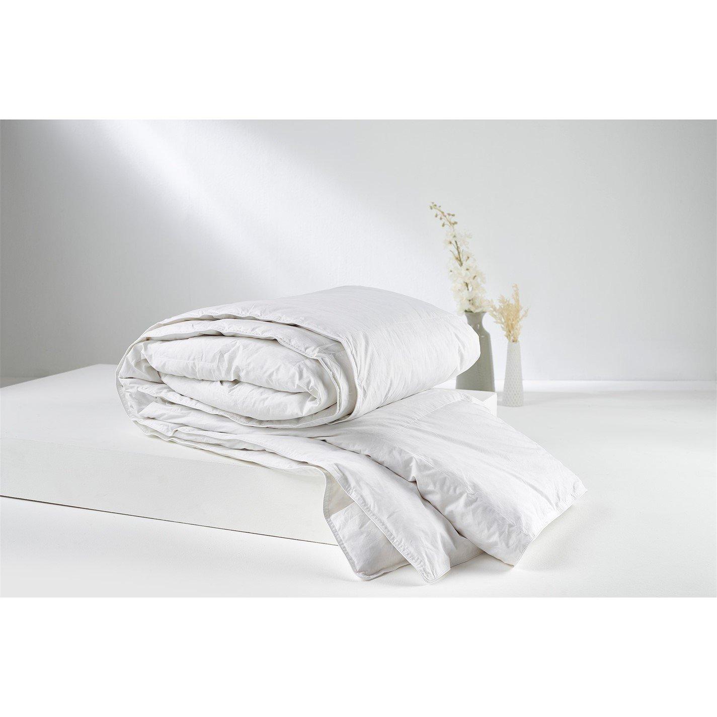 White - Snuggledown - Duck Feather & Down 10.5 Duvet + 2 Pillows - 2