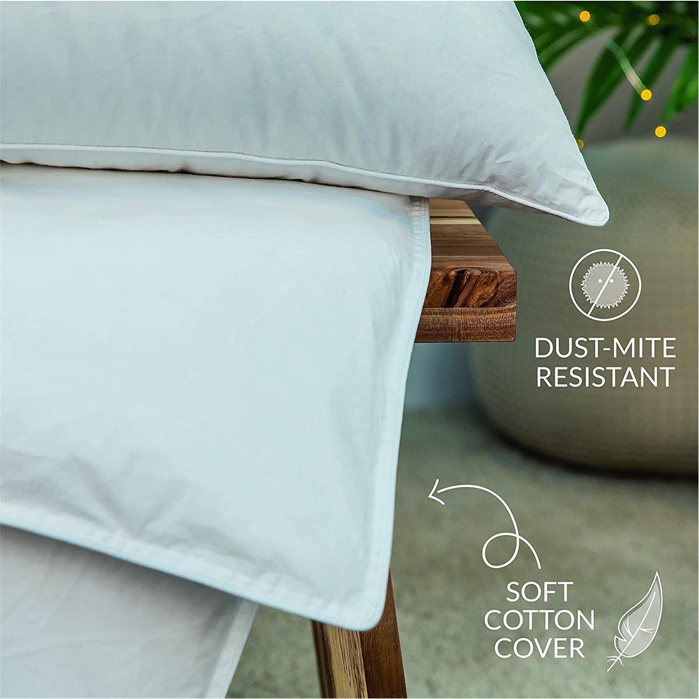 White - Snuggledown - Duck Feather & Down 10.5 Duvet + 2 Pillows - 4