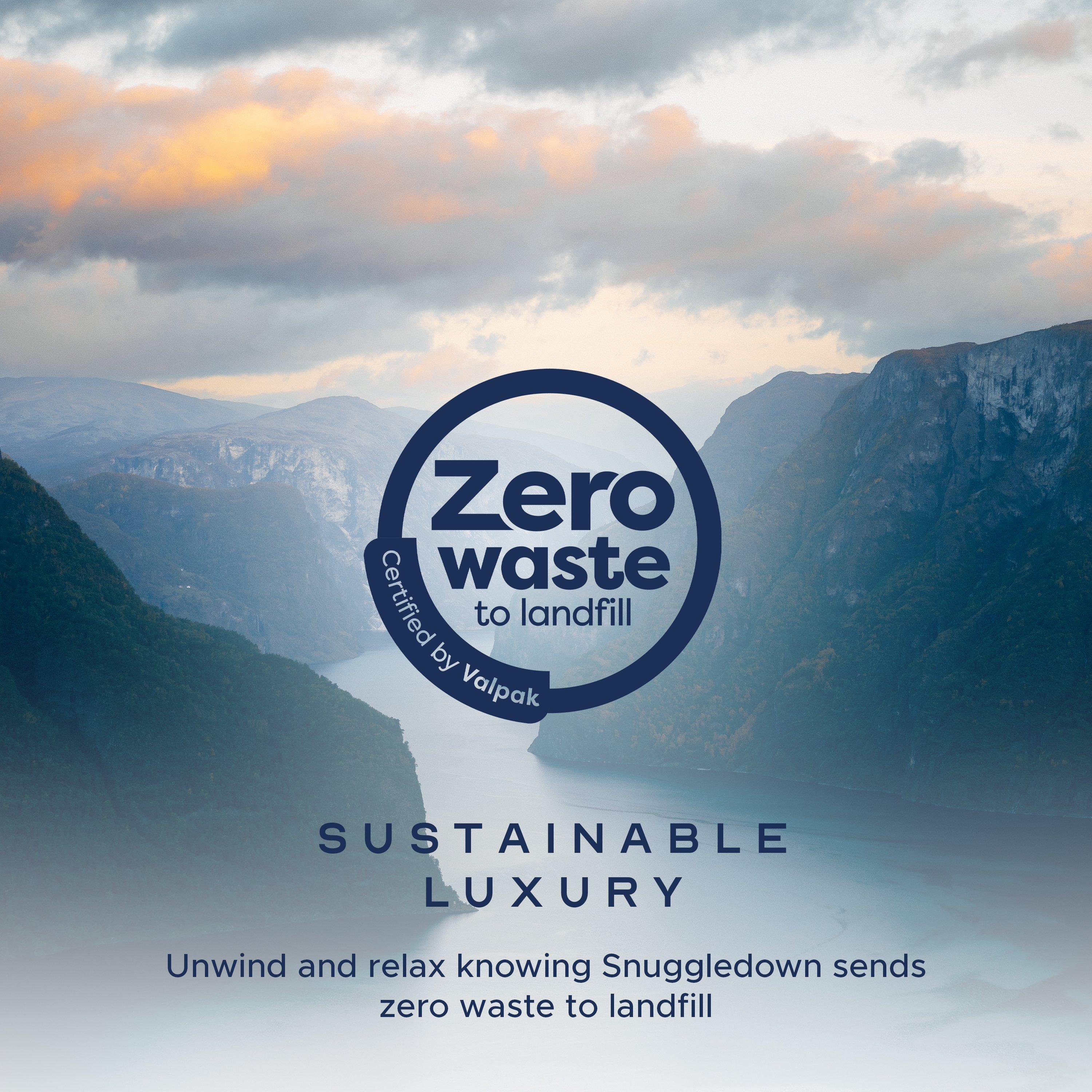 White - Snuggledown - Duck Feather & Down 10.5 Duvet + 2 Pillows - 7