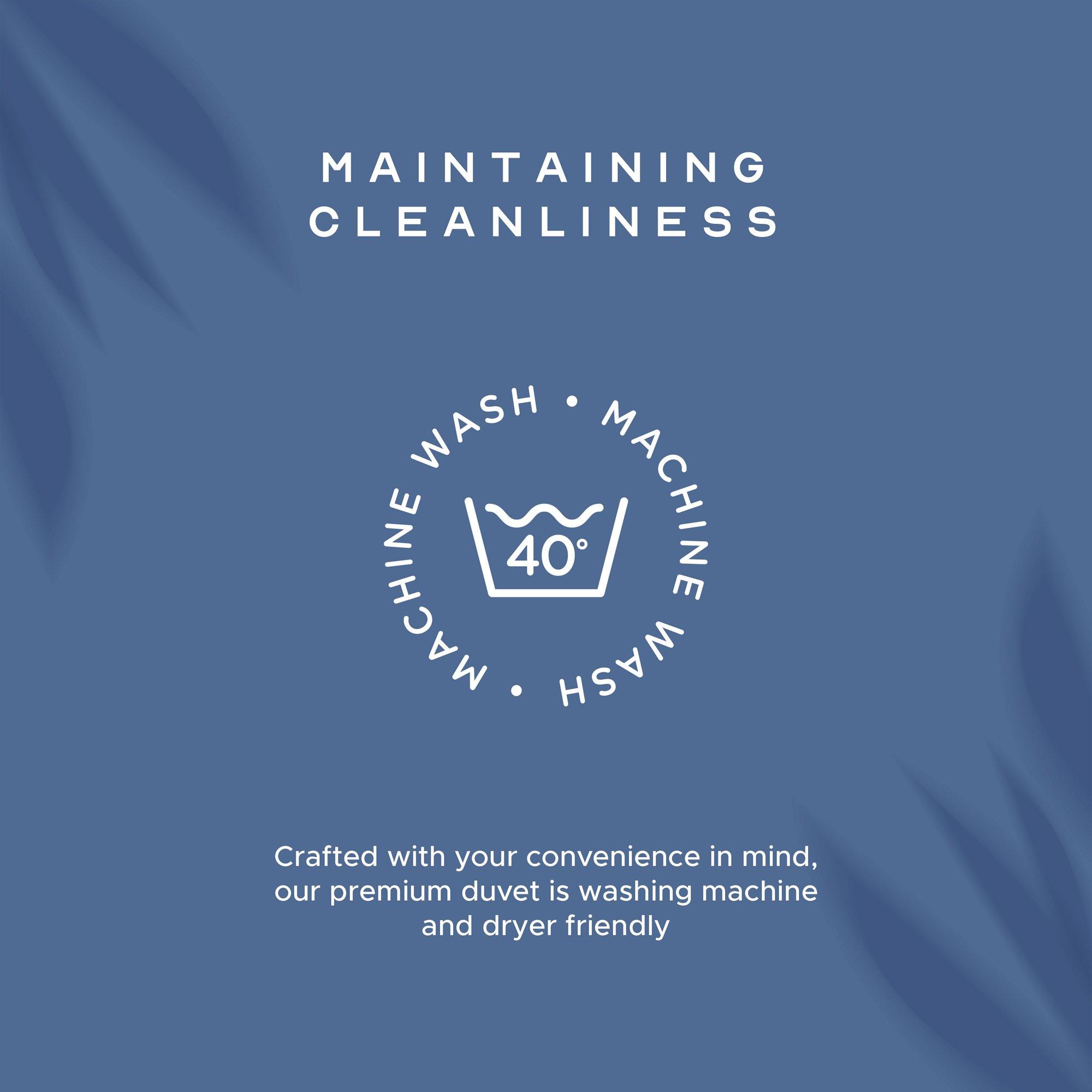 White - Snuggledown - Goose Feather & Down 10.5 Tog Duvet + 2 Pillows - 12