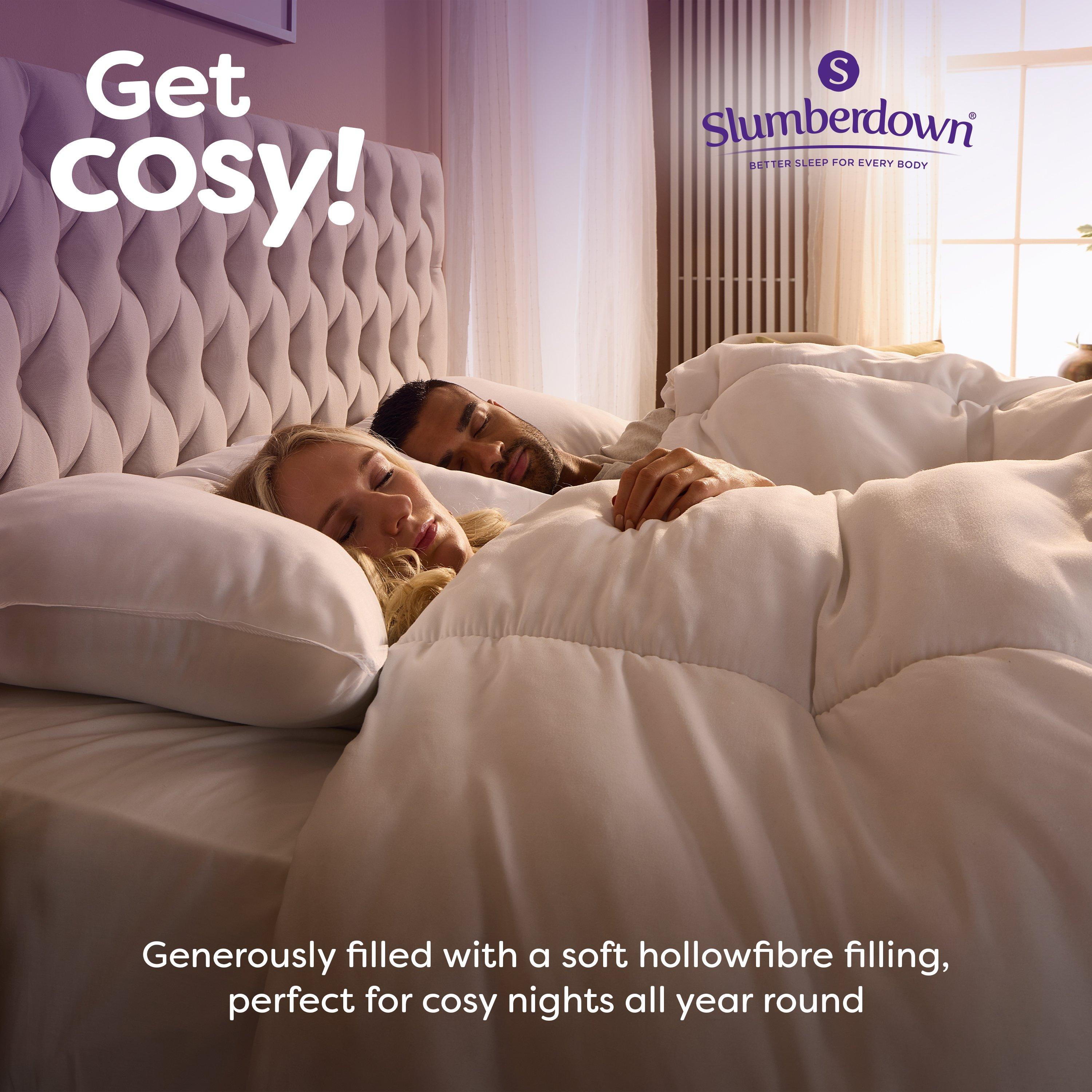 13.5 Tog All Se - Slumberdown - Cosy Nights 15 Tog All Seasons Duvet + 2 Pillows - 2