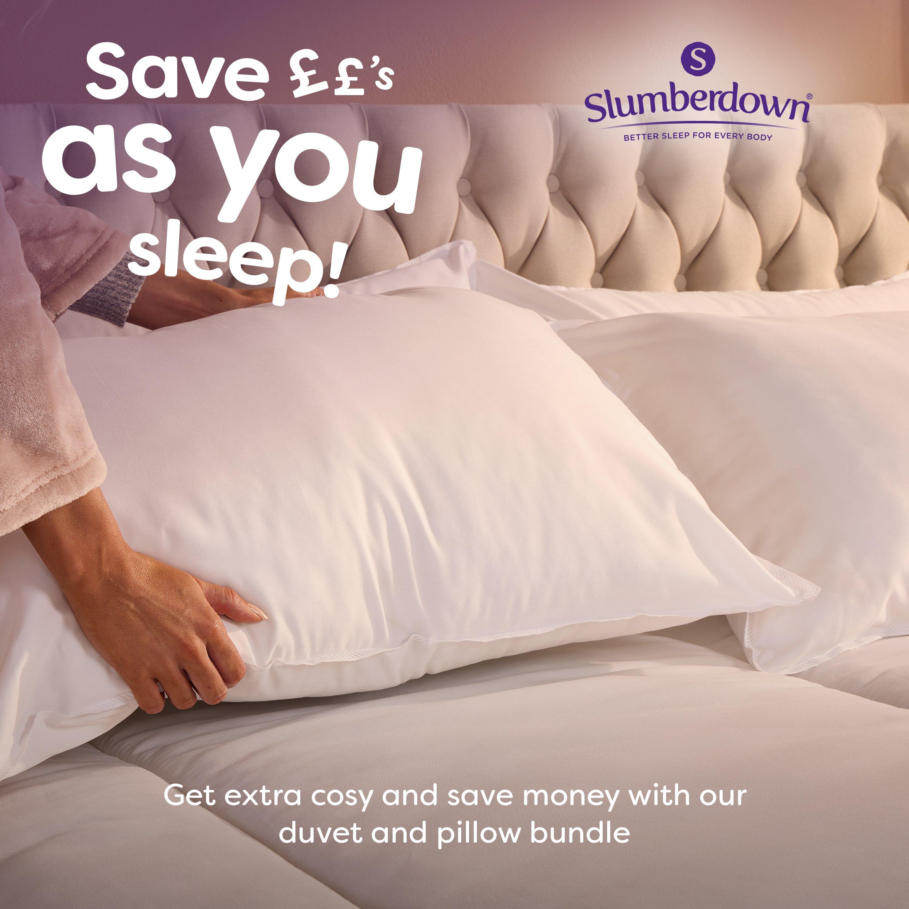 13.5 Tog All Se - Slumberdown - Cosy Nights 15 Tog All Seasons Duvet + 2 Pillows - 5