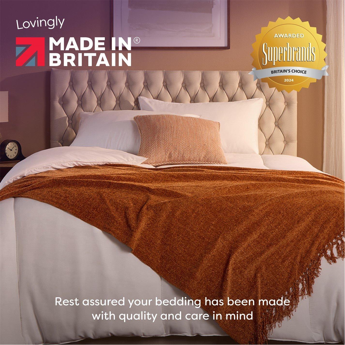 White - Slumberdown - Climate Control 13.5 Tog Duvet + 2 Pillows - 7