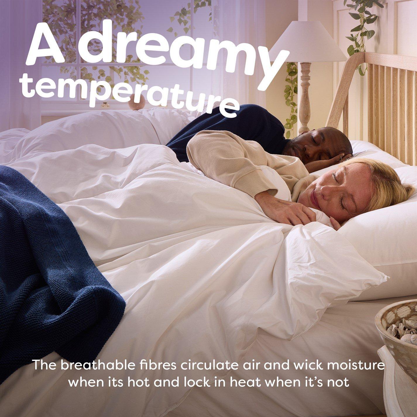 White - Slumberdown - Wonderful Wool Mediumweight Duvet + 2 Pillows - 2