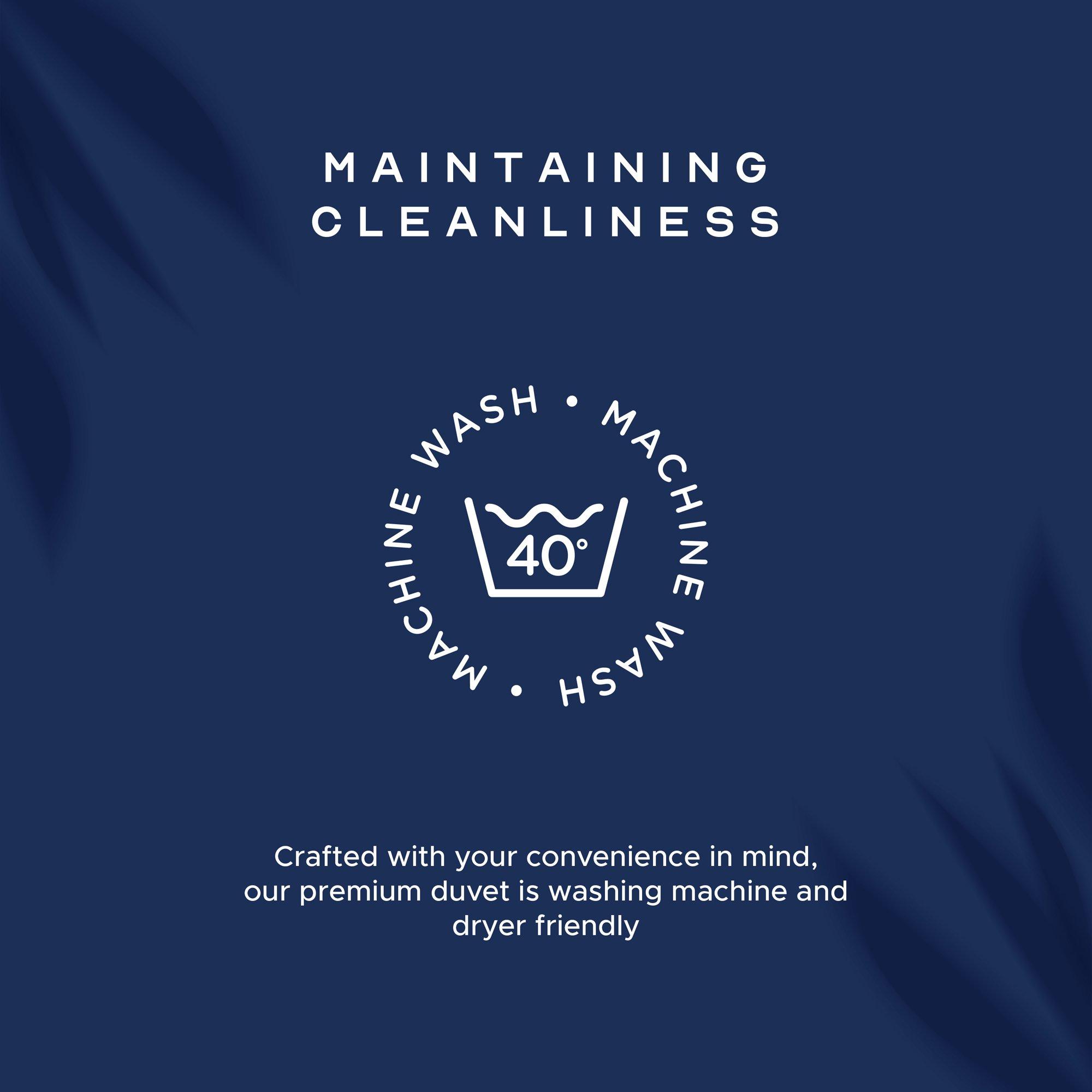 White - Snuggledown - Hungarian Goose Down 4.5 Tog Duvet + 2 Pillows - 14