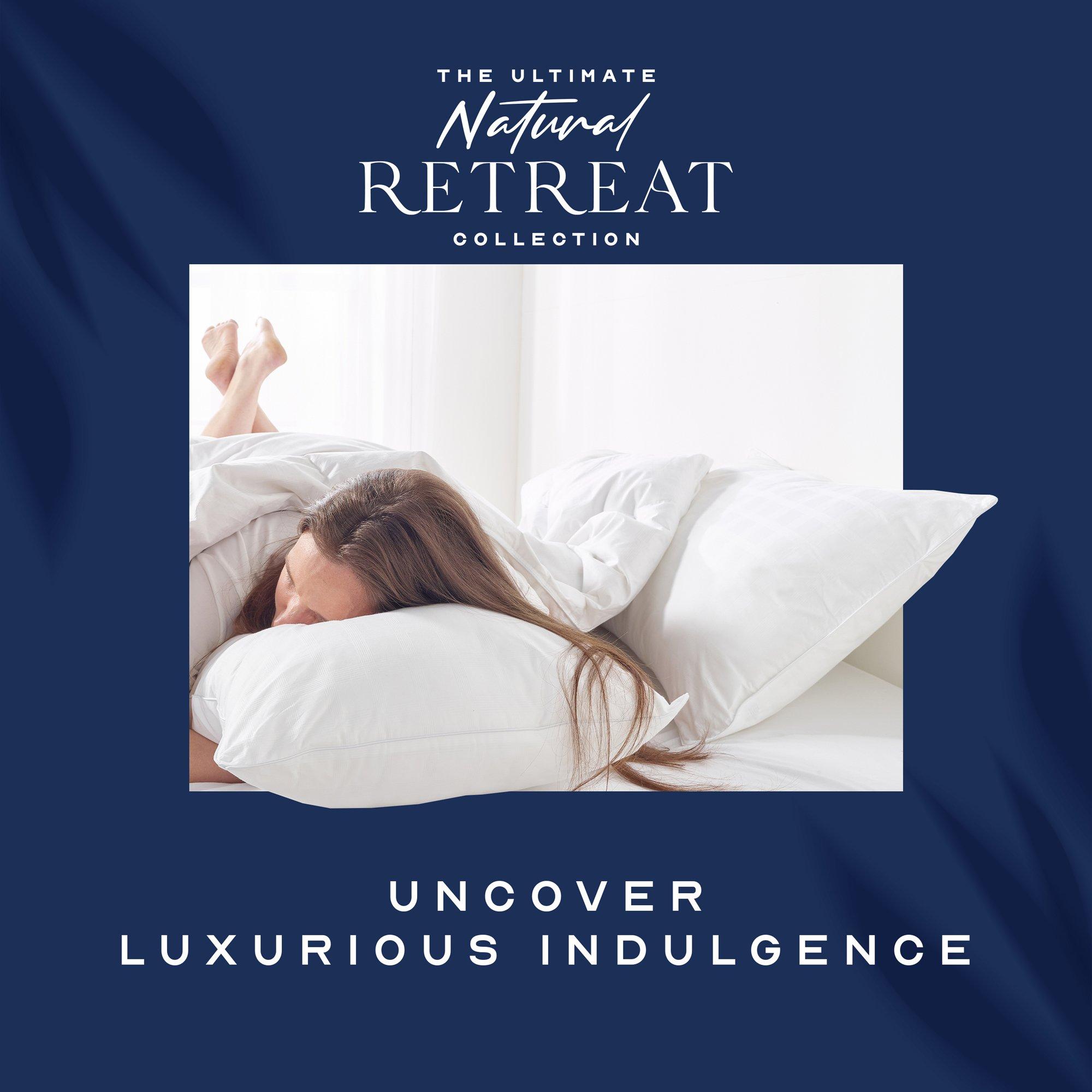 White - Snuggledown - Hungarian Goose Down 4.5 Tog Duvet + 2 Pillows - 15