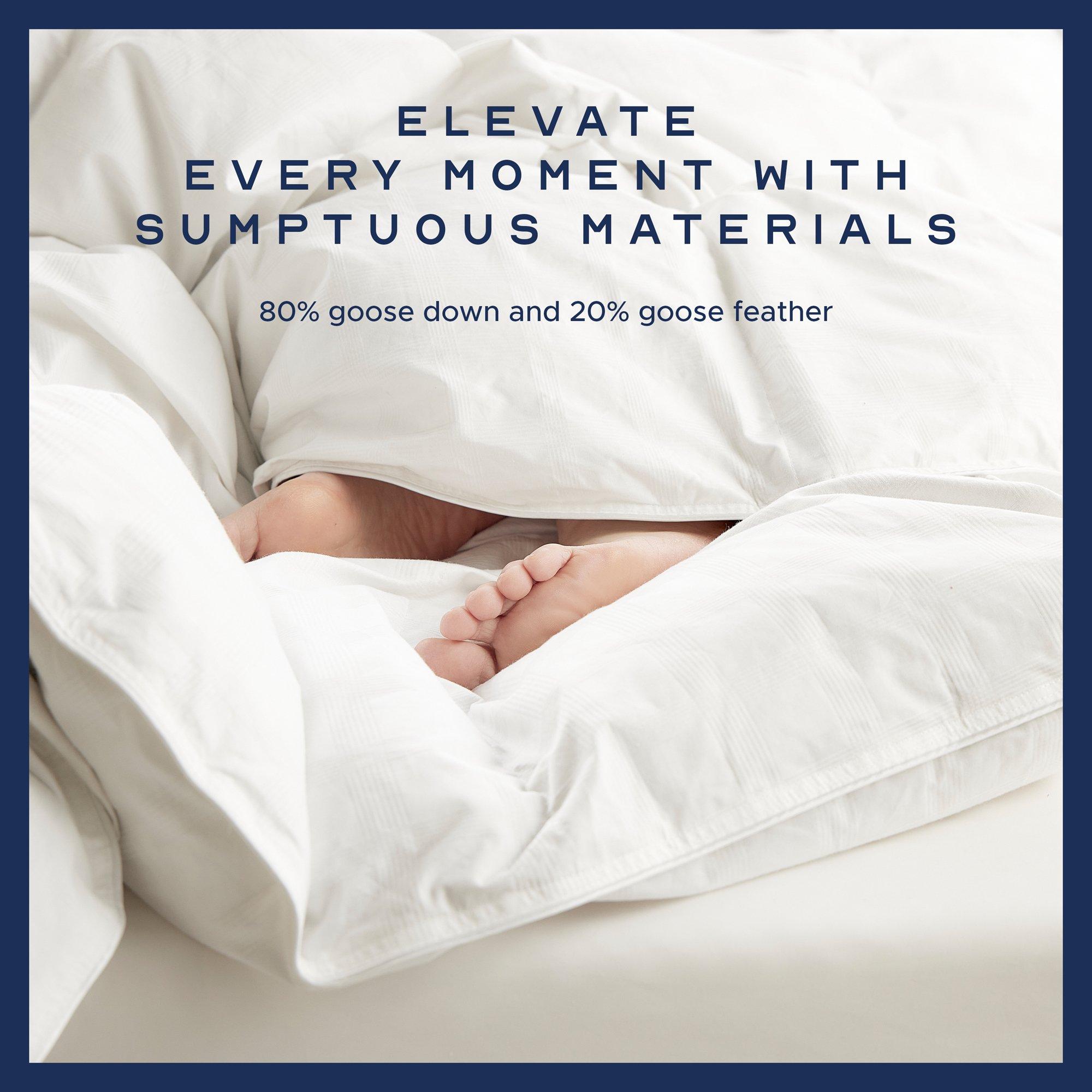 White - Snuggledown - Hungarian Goose Down 4.5 Tog Duvet + 2 Pillows - 3