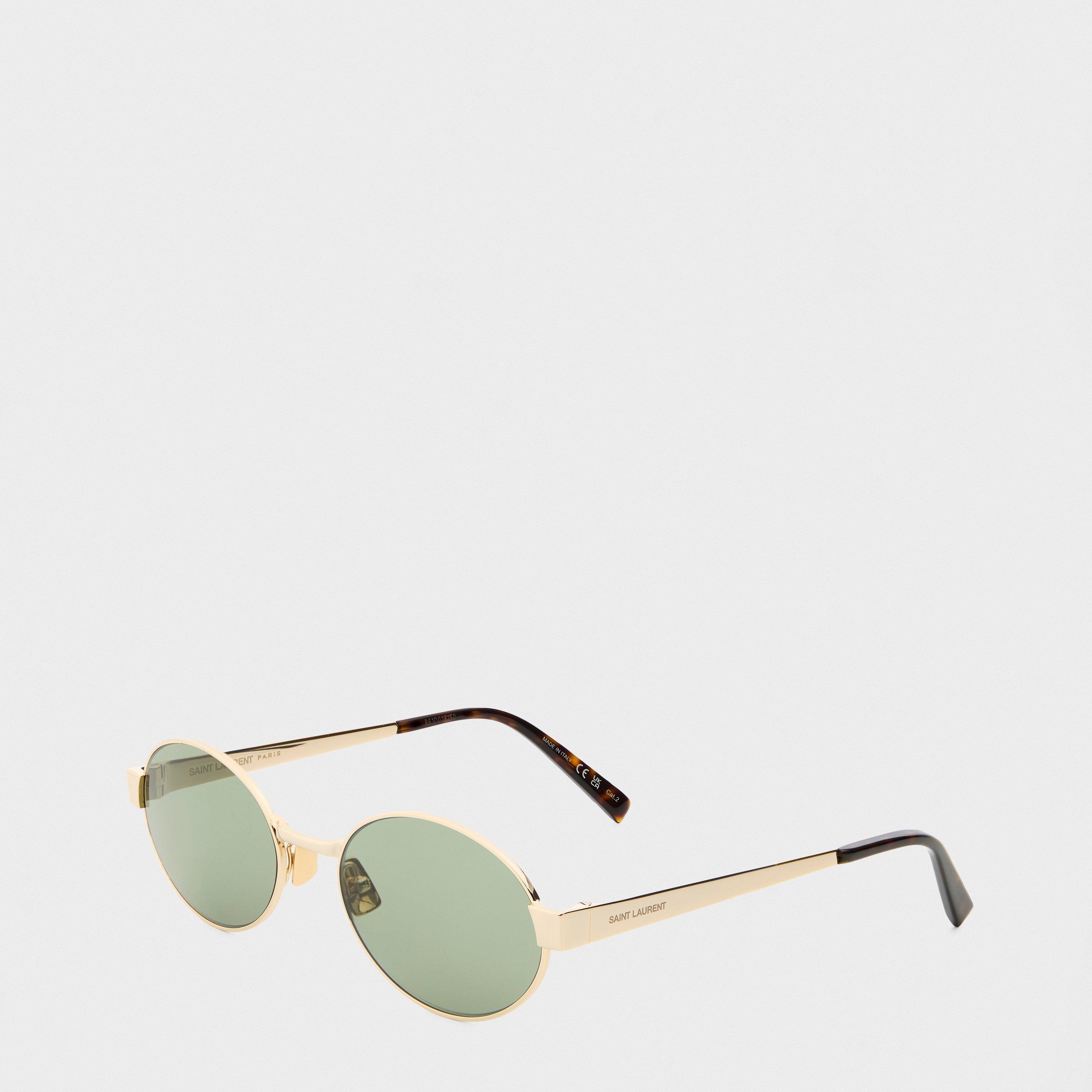 Saint Laurent 692 Sl Sunglasses - Gold/Green