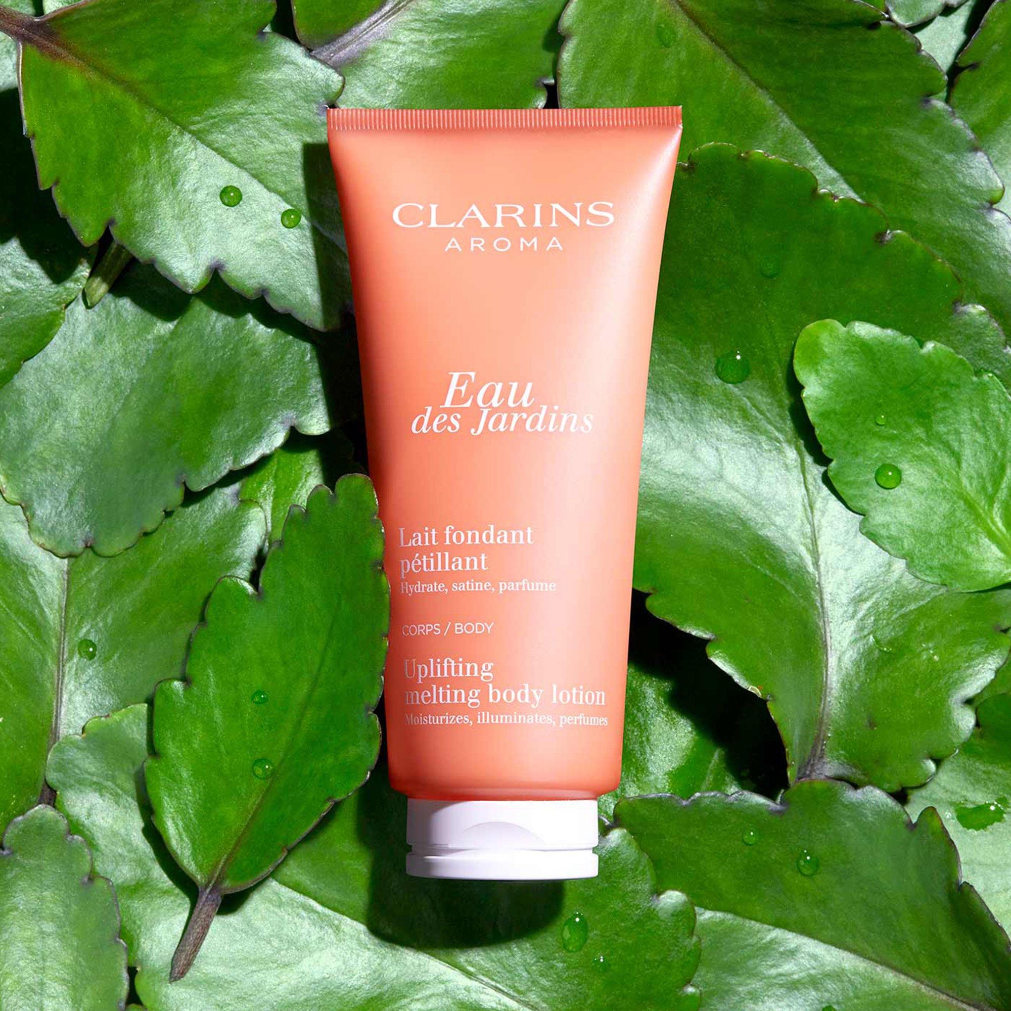 Clear - Clarins - Eau des Jardins Uplifting Melting Body Lotion - 5