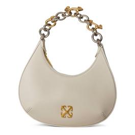 Off White Hemisphere Shoulder Bag