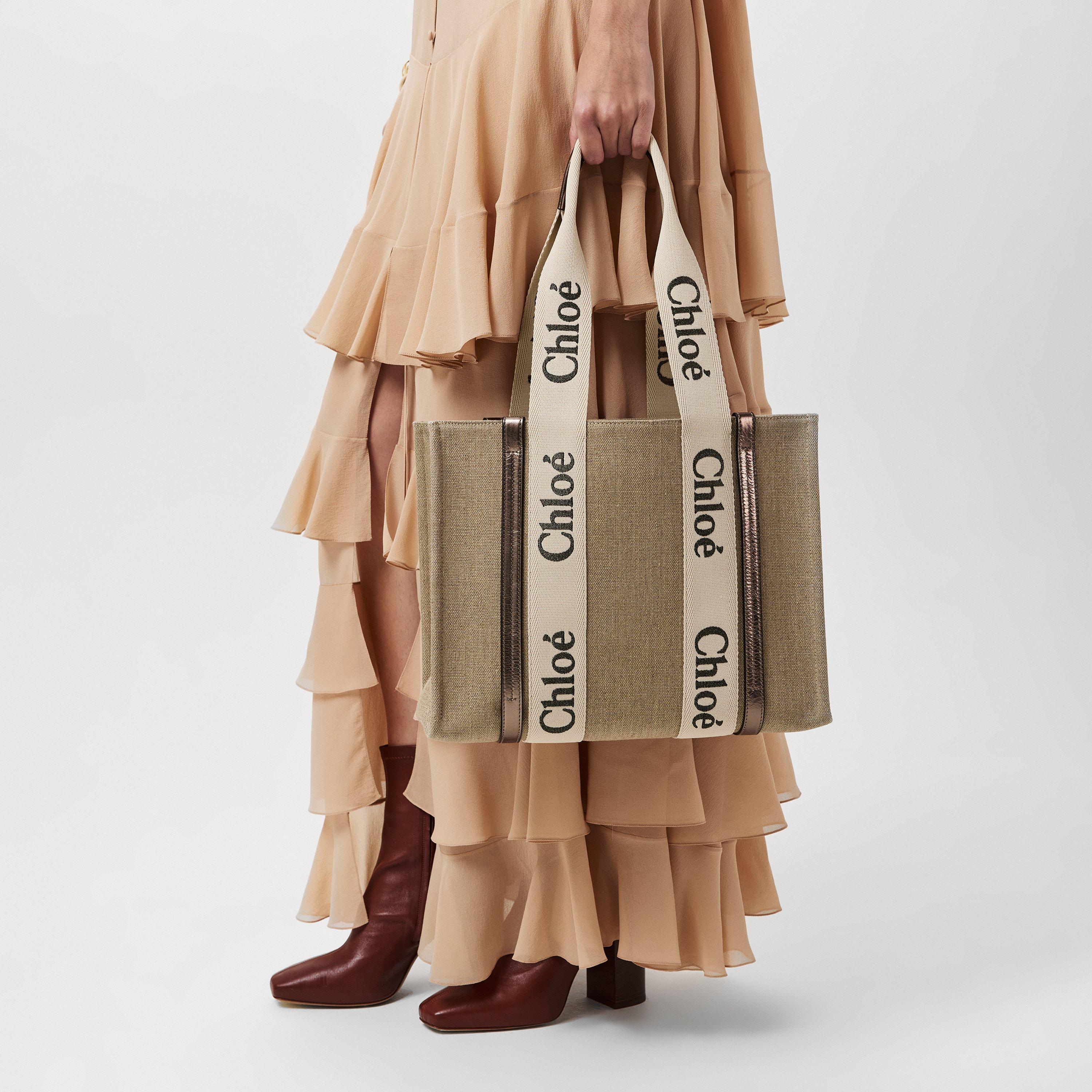 Shiny Grey - Chloe - Women's Woody Medium Tote Bag - 2