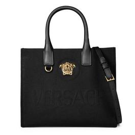 Versace La Medusa Canvas Tote Bag