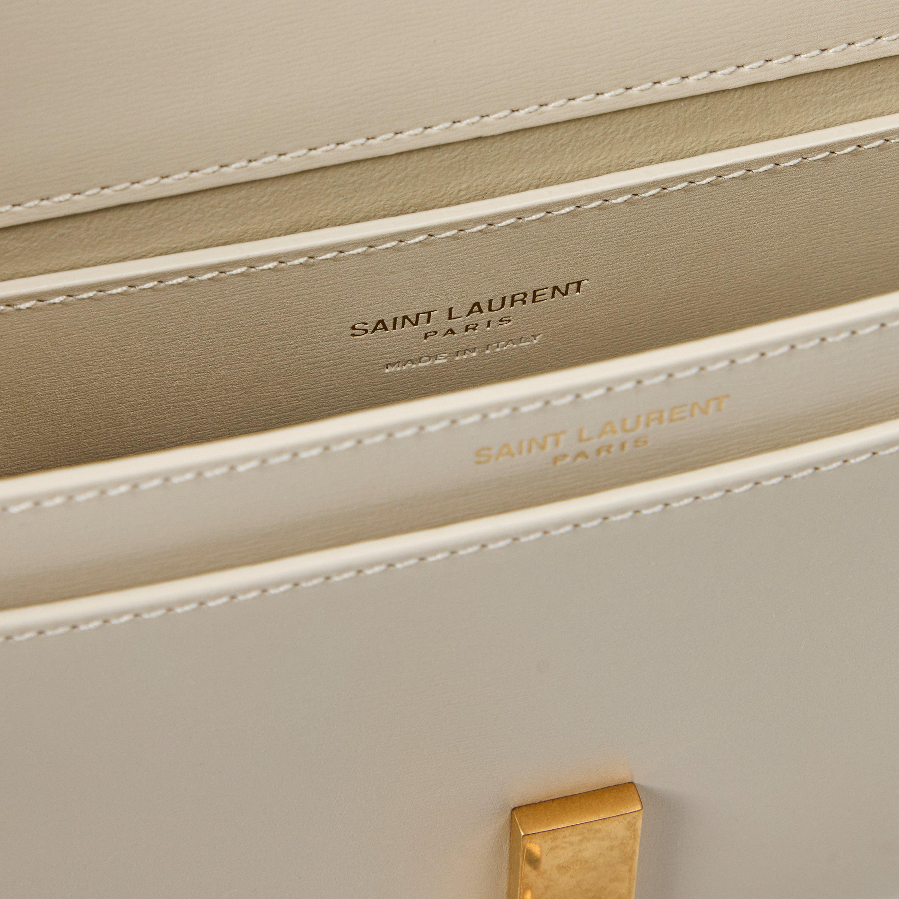 Blanc Vintage - Saint Laurent - Women's Demi Lune Hobo Bags - 5