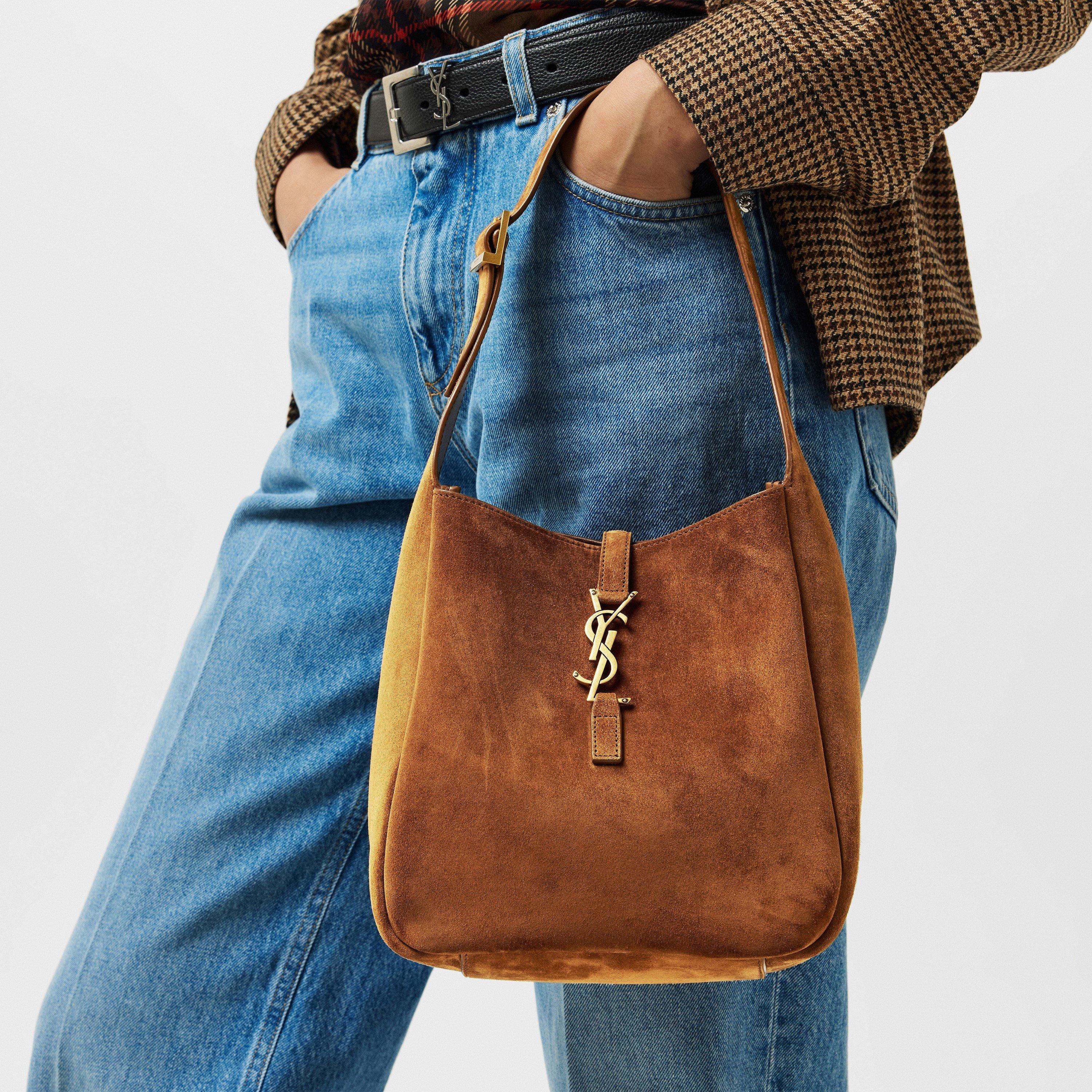 Orange Caramel - Saint Laurent - Women's Medium Hobo Bag - 3