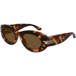 Bottega Veneta Oval Frame Sunglasses