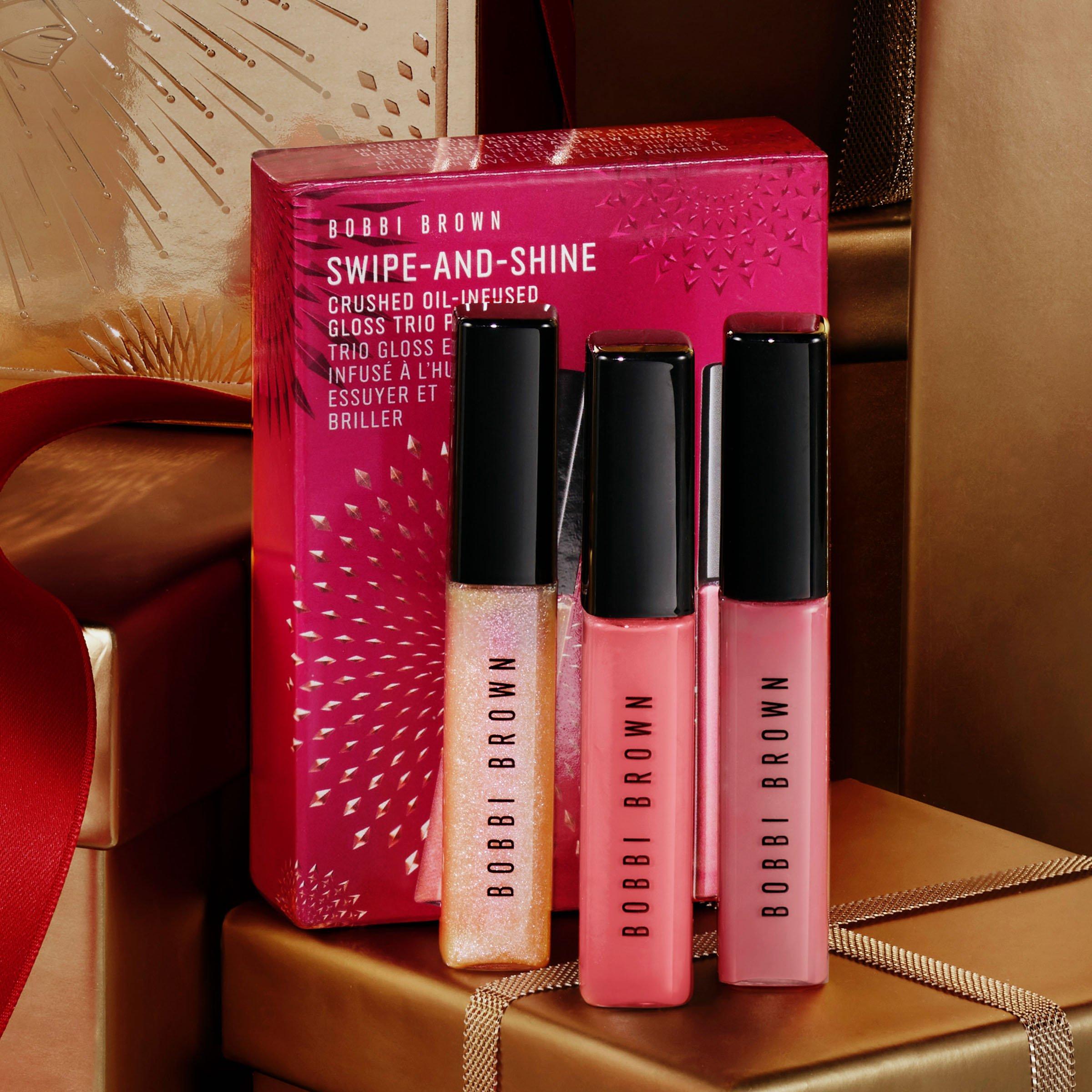 Pink - Bobbi Brown - Swipe-and-Shine Crushed Oil-Infused Gloss Trio - 3
