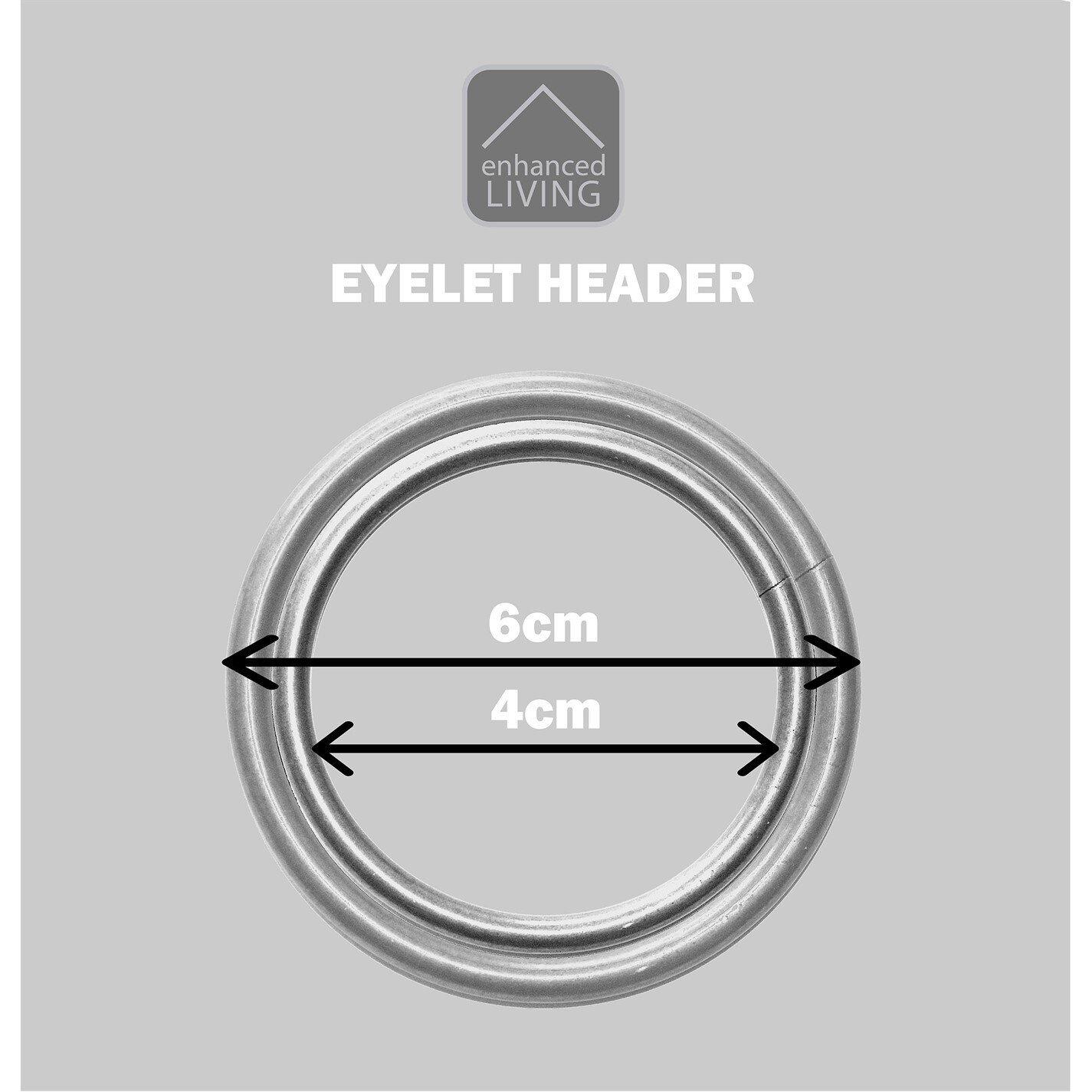 Blue - Enhanced Living - Infinity Room Darkening Children's Eyelet Curtains - 5