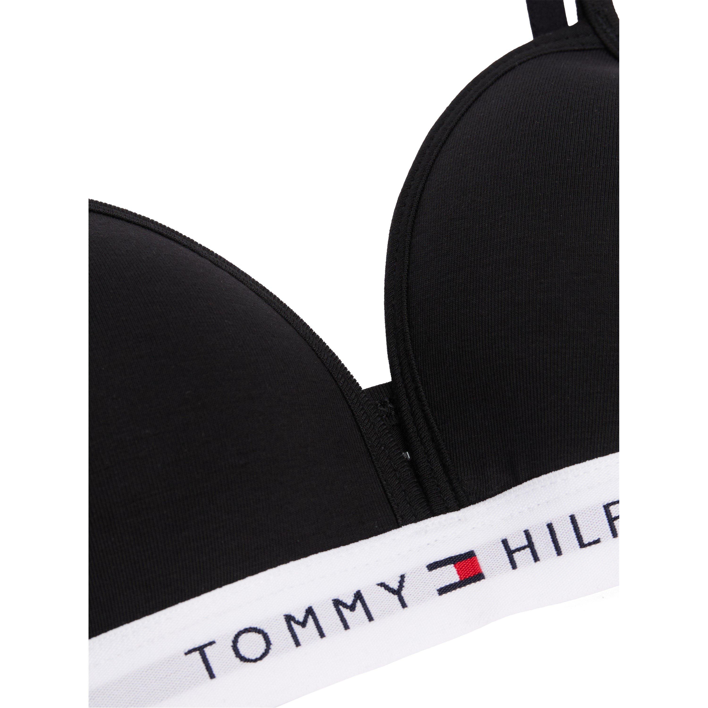 Black BDS - Tommy Hilfiger - Kids' Triangle Bralettes - 3