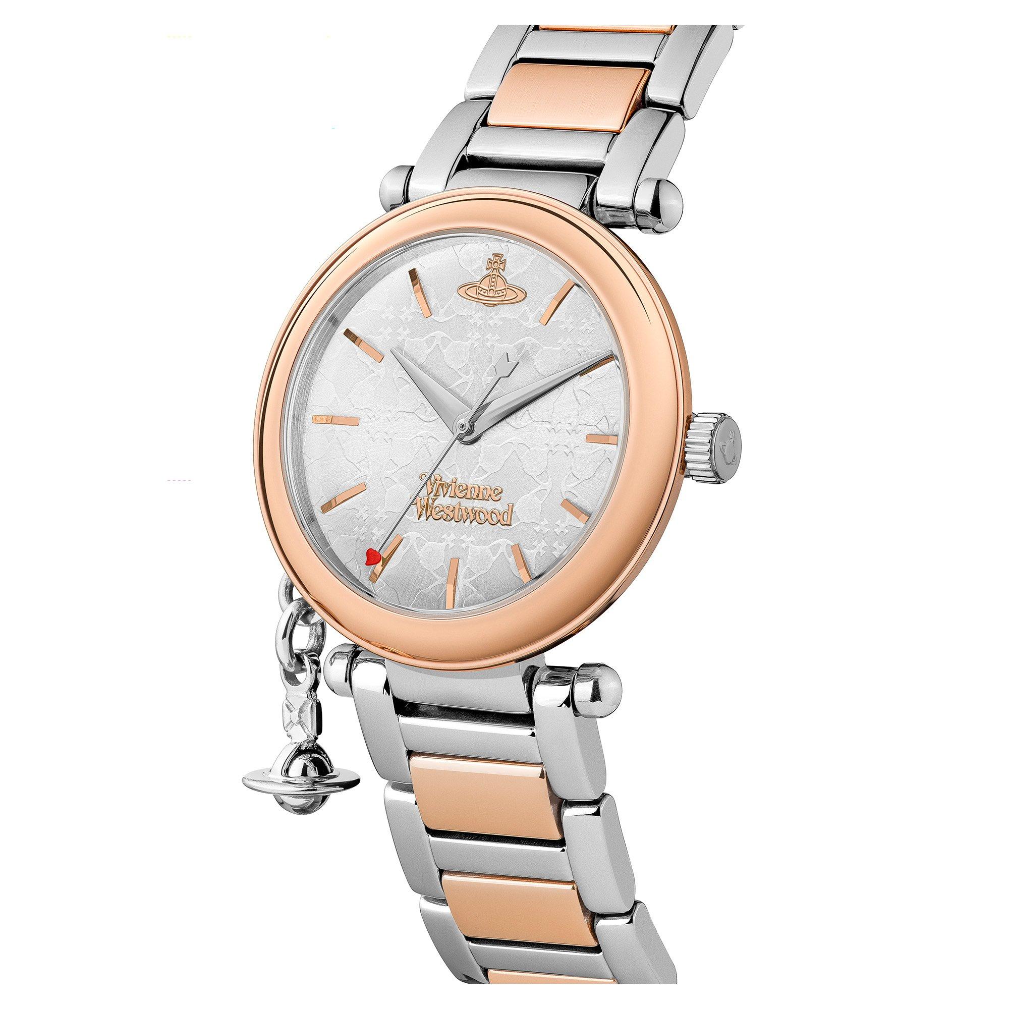 Silver/Rose - Vivienne Westwood - Quartz Orb Watch - 3