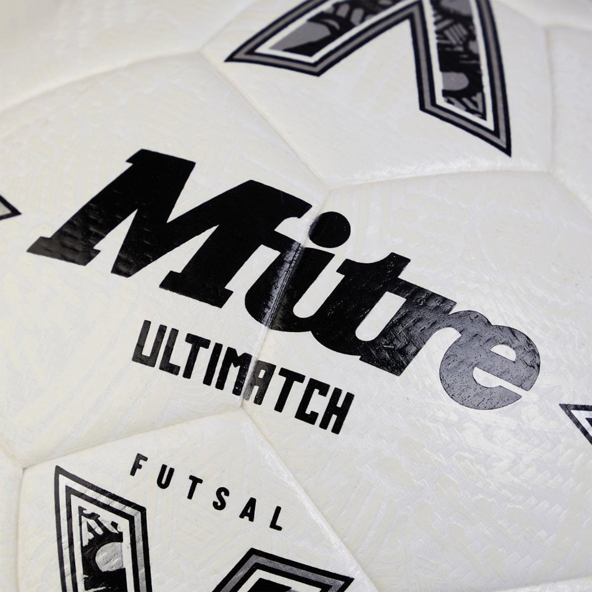 Wht/Blk/Red - Mitre - Ultimatch One Football - 4