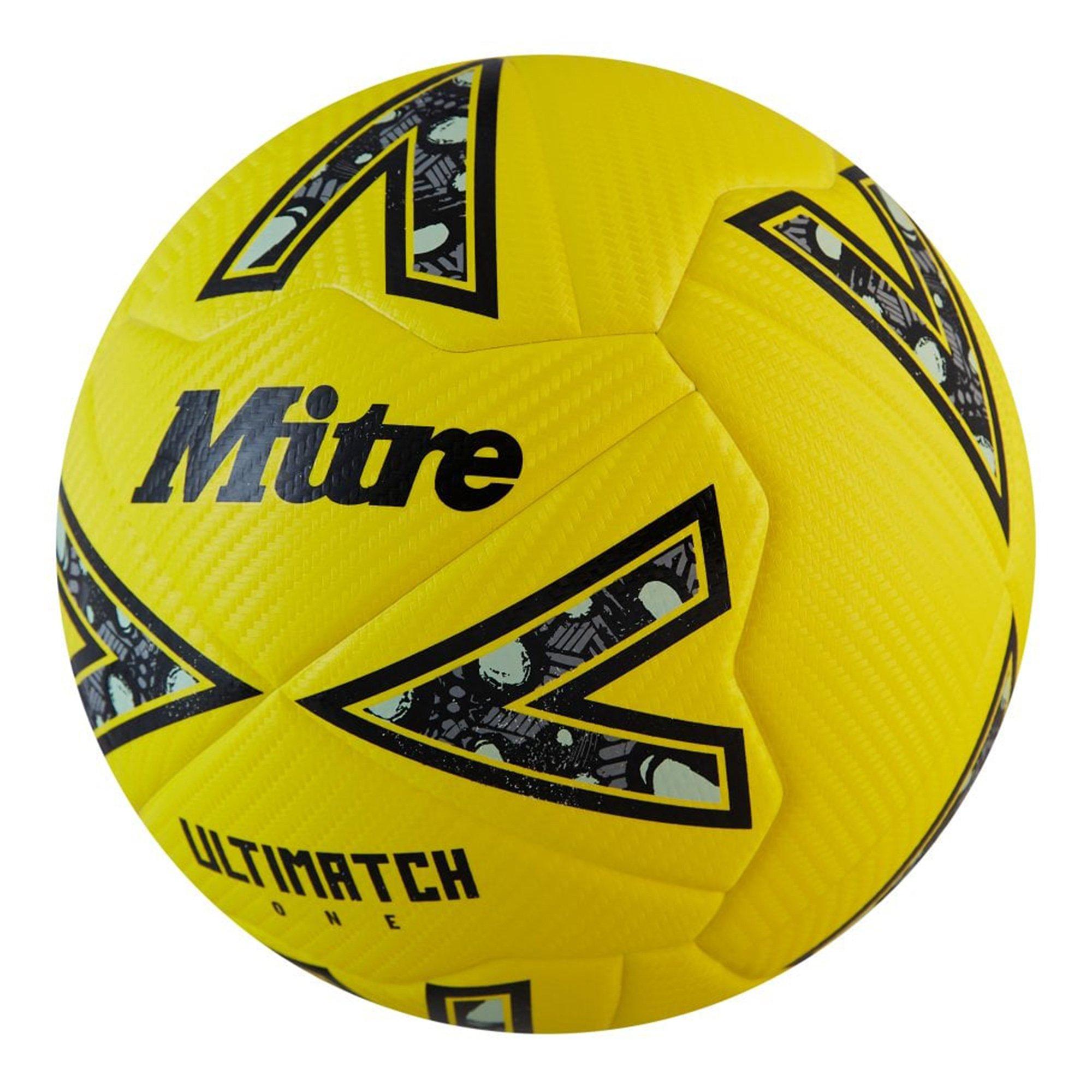 Yel/Blk/Gry - Mitre - Ultimatch One Football - 2